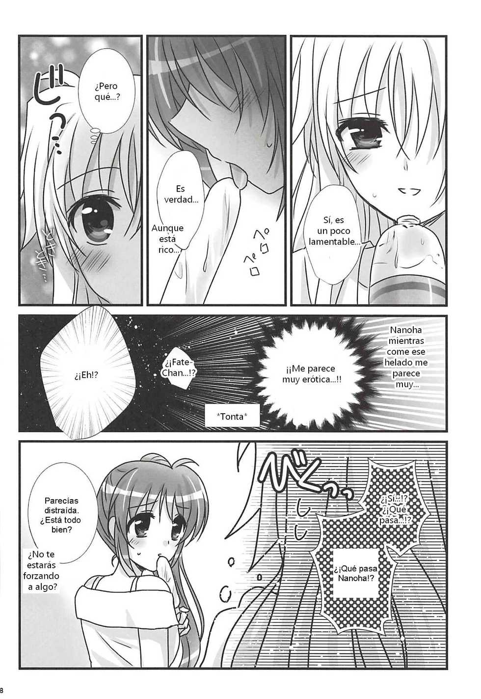 (C94) [Ameiro (Nanashiki)] Natsudoke (Mahou Shoujo Lyrical Nanoha) [Spanish] [Nekomi Fansub] - Page 7