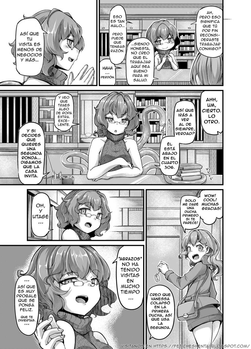 [Taira Mune Suki Iinkai (Okuva)] Anata no Machi no Shokushuyasan 3.5 | Your Neighborhood Tentacle Shop 3.5 [Spanish] [Fetiches Hentai] - Page 4