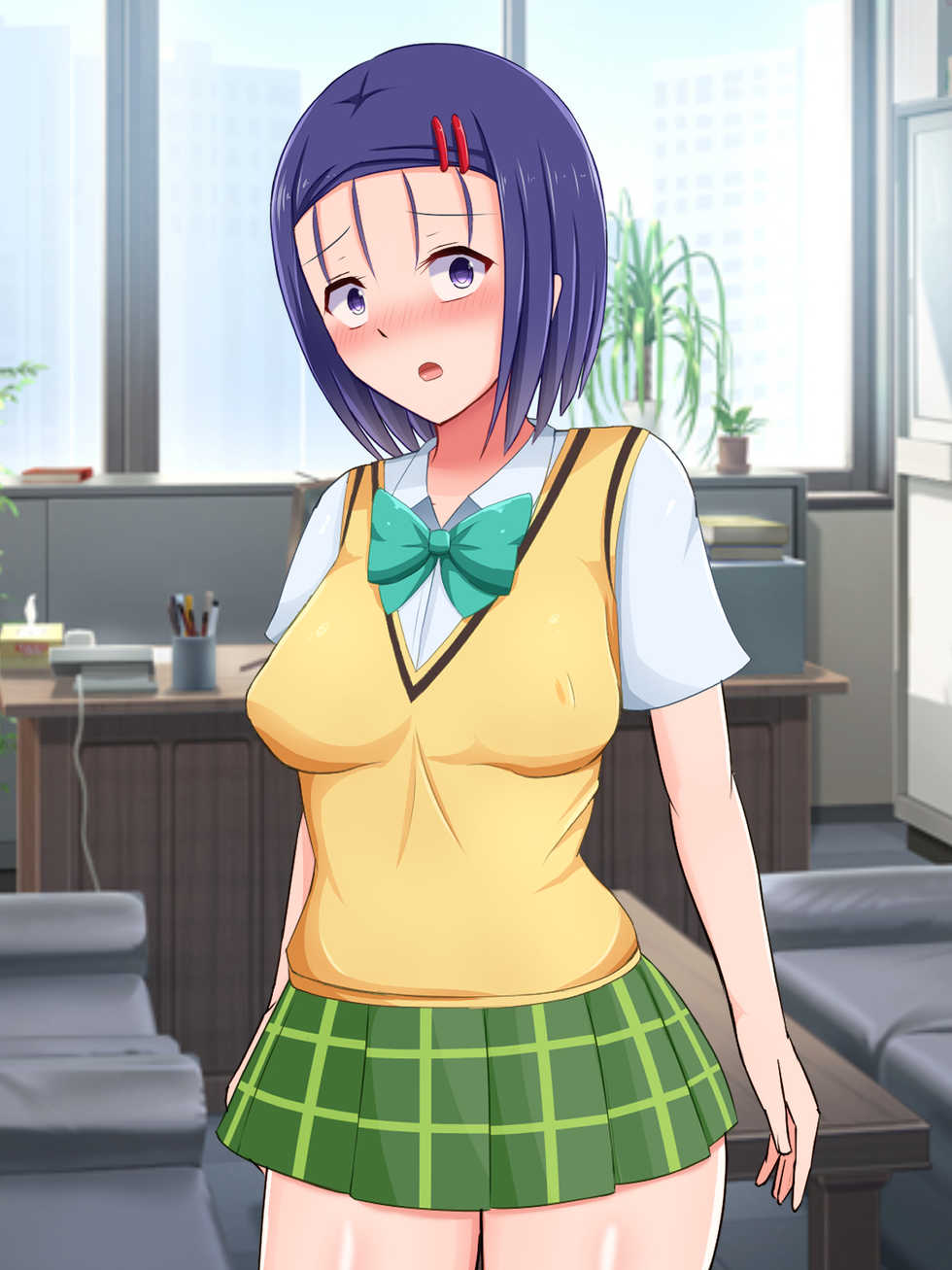 [Sazameki Dori (Sazameki)] Harenchi Bukatsudou no Otetsudai de, Dosukebe Roshutsu o Kyousei Sareru Haruna-chan (To LOVE-Ru) - Page 9