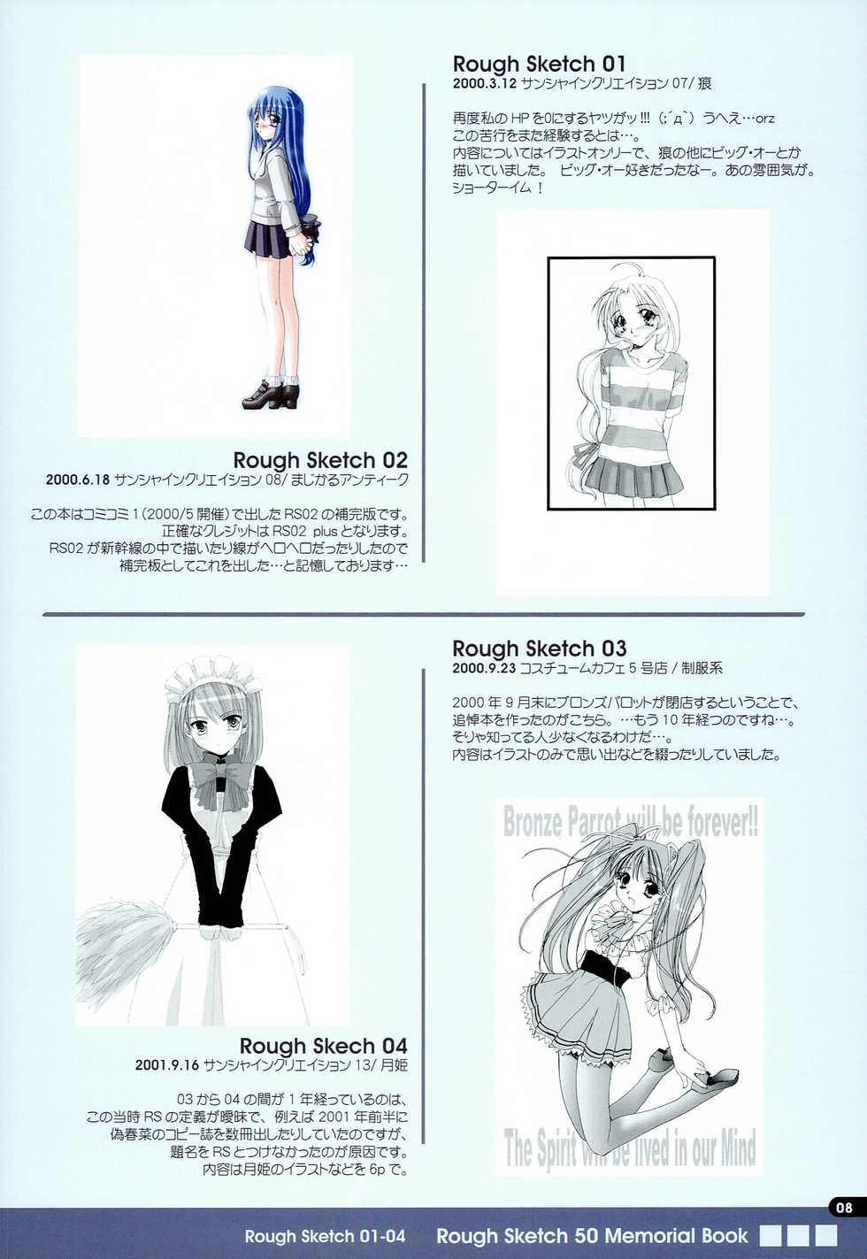 (COMIC1☆4) [Digital Lover (Nakajima Yuka)] Rough Sketch 50 Memorial Book (Various) - Page 7
