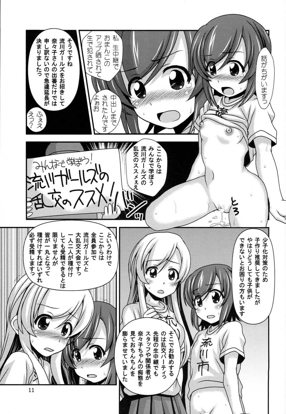 (C87) [HEARTS & CRUSTS (Nanana Nana)] Futsuu no Locodol ga [Shoushika Taisaku] Yatte Mita (Futsuu no Joshikousei ga [Locodol] Yatte Mita.) - Page 10