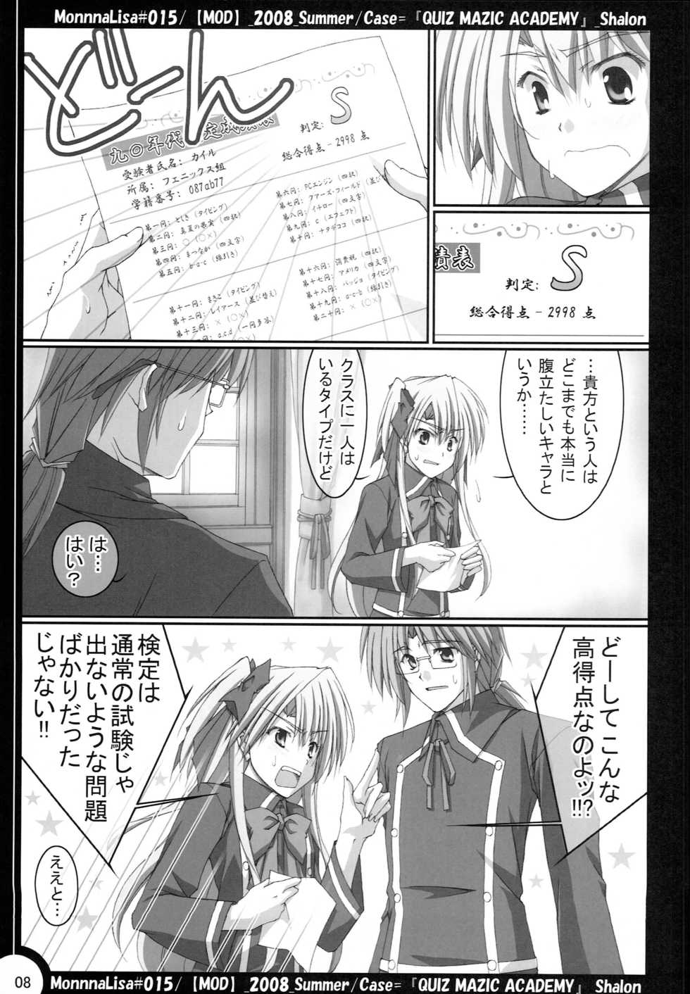 (C75) [MOD (Akiyoshi Ryoutarou)] ML#015 (Quiz Magic Academy) - Page 6