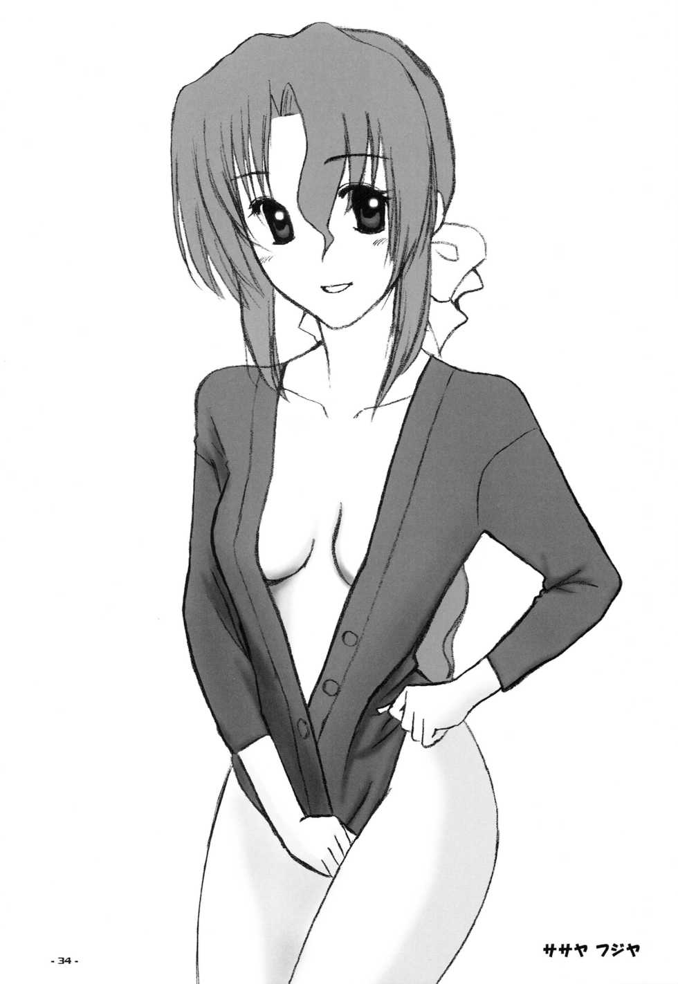 (COMIC1☆2) [Assemblink (Suzuka Sakito)] Seitokaichou Sou Tennenshoku (Hayate no Gotoku!) - Page 33