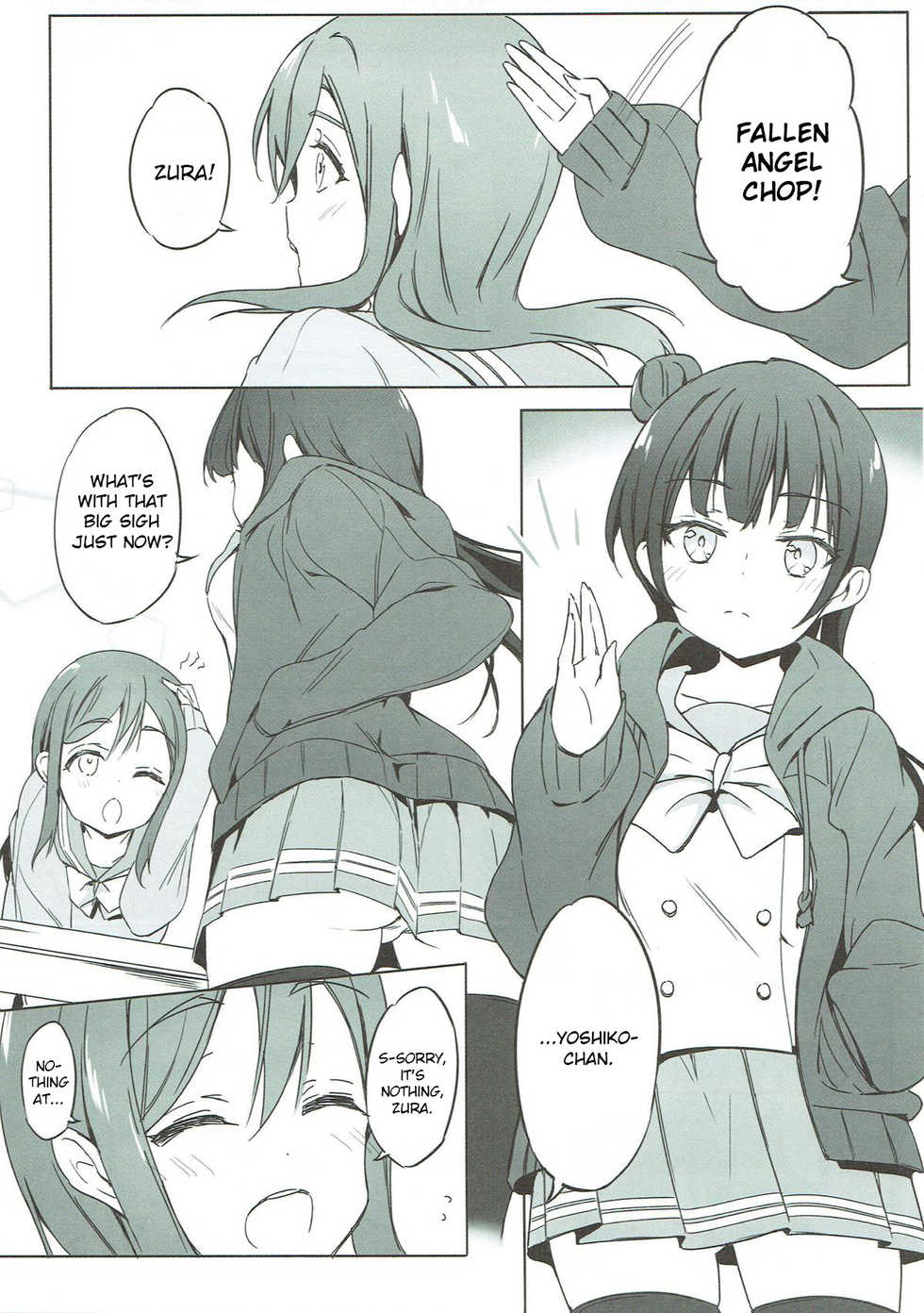 (C93) [bitacos (micopp)] Daten-shiki Hajimete Massage (Love Live! Sunshine!!) [English]  [/u/ Scanlations] - Page 4