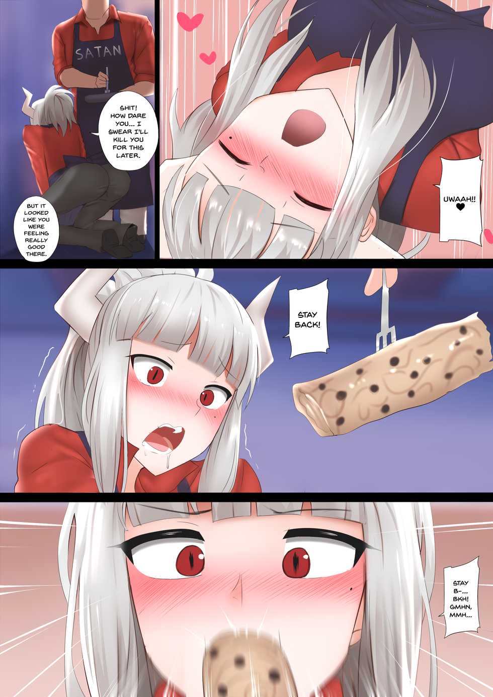 [Ginhaha] Pancakes Challenge (Helltaker) [English] {Doujins.com} - Page 5