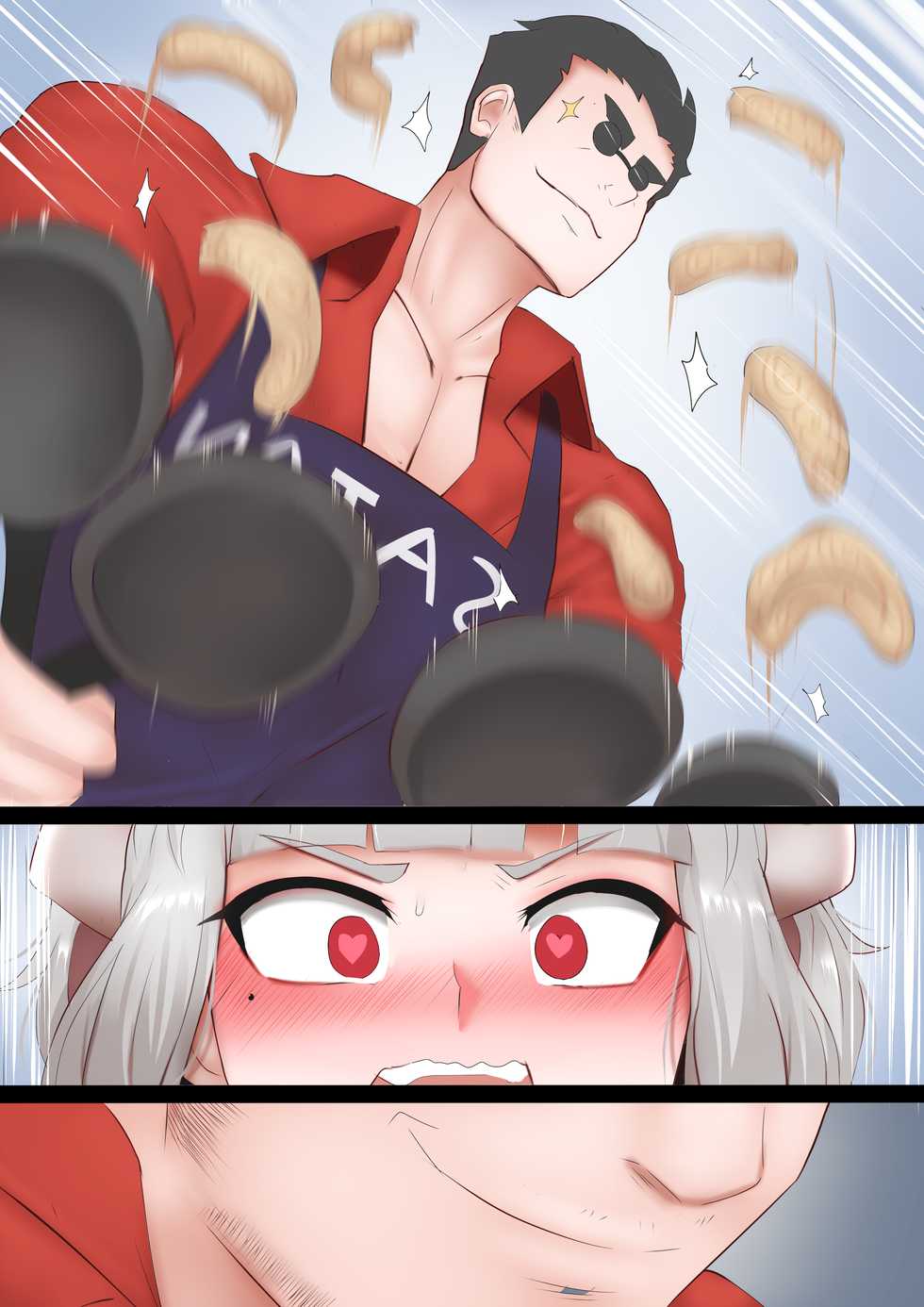 [Ginhaha] Pancakes Challenge (Helltaker) [English] {Doujins.com} - Page 15