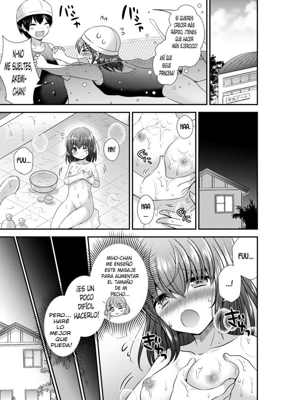 [Gozen Shichiji no Awase Kagami (kagami0235, Matsuzono)] Hina Tensei ~Saikyou Kishi to Miko Elf no Exchange!!~ [Spanish] - Page 24
