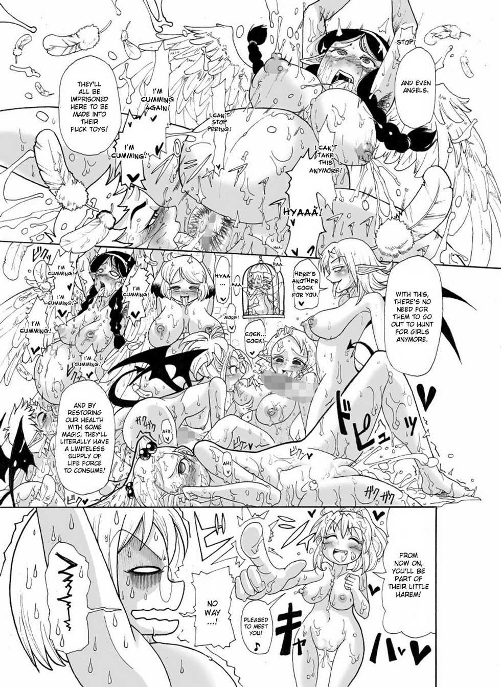 [Freddie Works (Sakazaki Freddie)] Kankin Tairankou!! Succubus no Kan | Orgy in captivity!! House of Succubus [English] [desudesu] [Digital] - Page 10