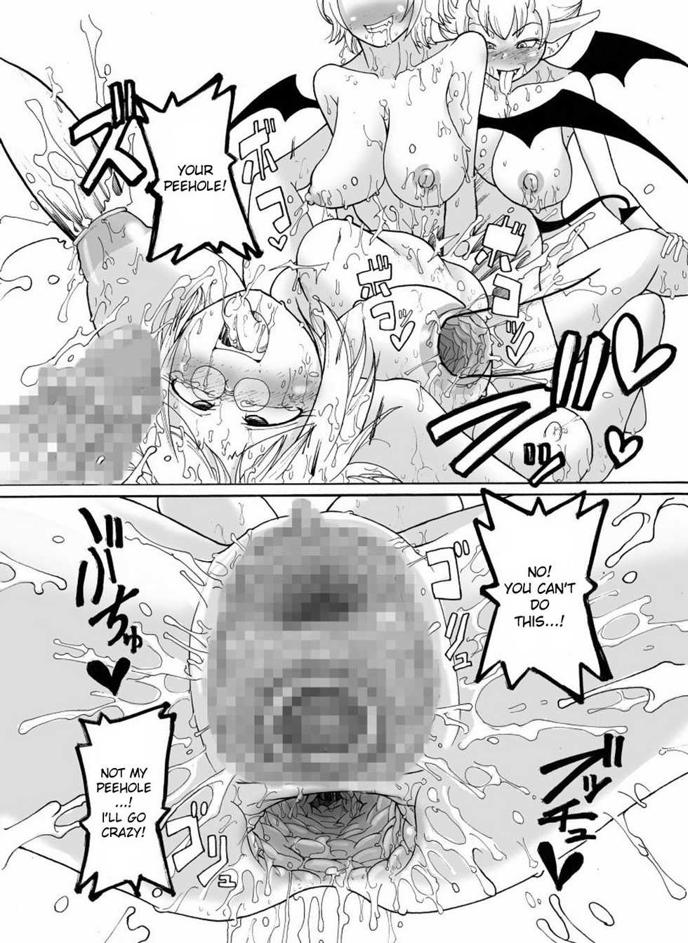 [Freddie Works (Sakazaki Freddie)] Kankin Tairankou!! Succubus no Kan | Orgy in captivity!! House of Succubus [English] [desudesu] [Digital] - Page 28