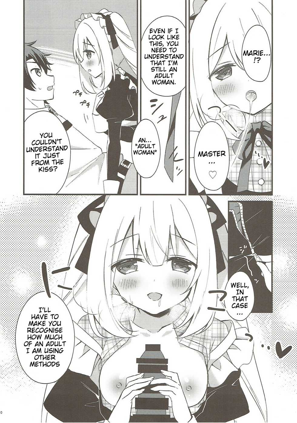 (C93) [stripe orange (Sumisaki Yuduna)] Marie ni Yasashiku Shite Kudasai ne? | Please, Be Kind With Me, Okay? (Fate/Grand Order) [English] [Mecte] - Page 8