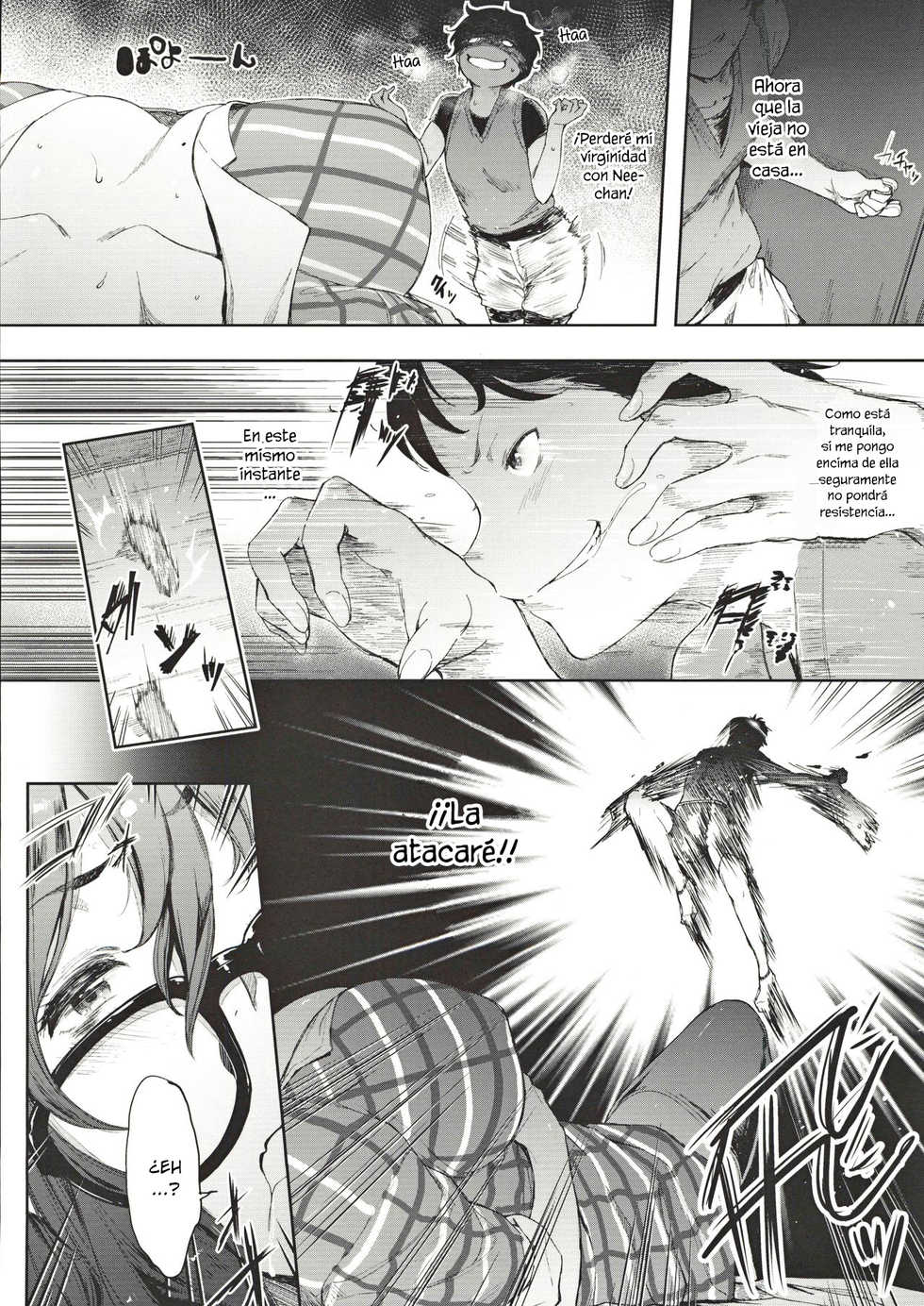 [O.S (Barlun)] Babaa no Inu Aida ni Nee-chan to [Spanish] [Makoto no Gekkou x Marrano-kun Scans] - Page 4