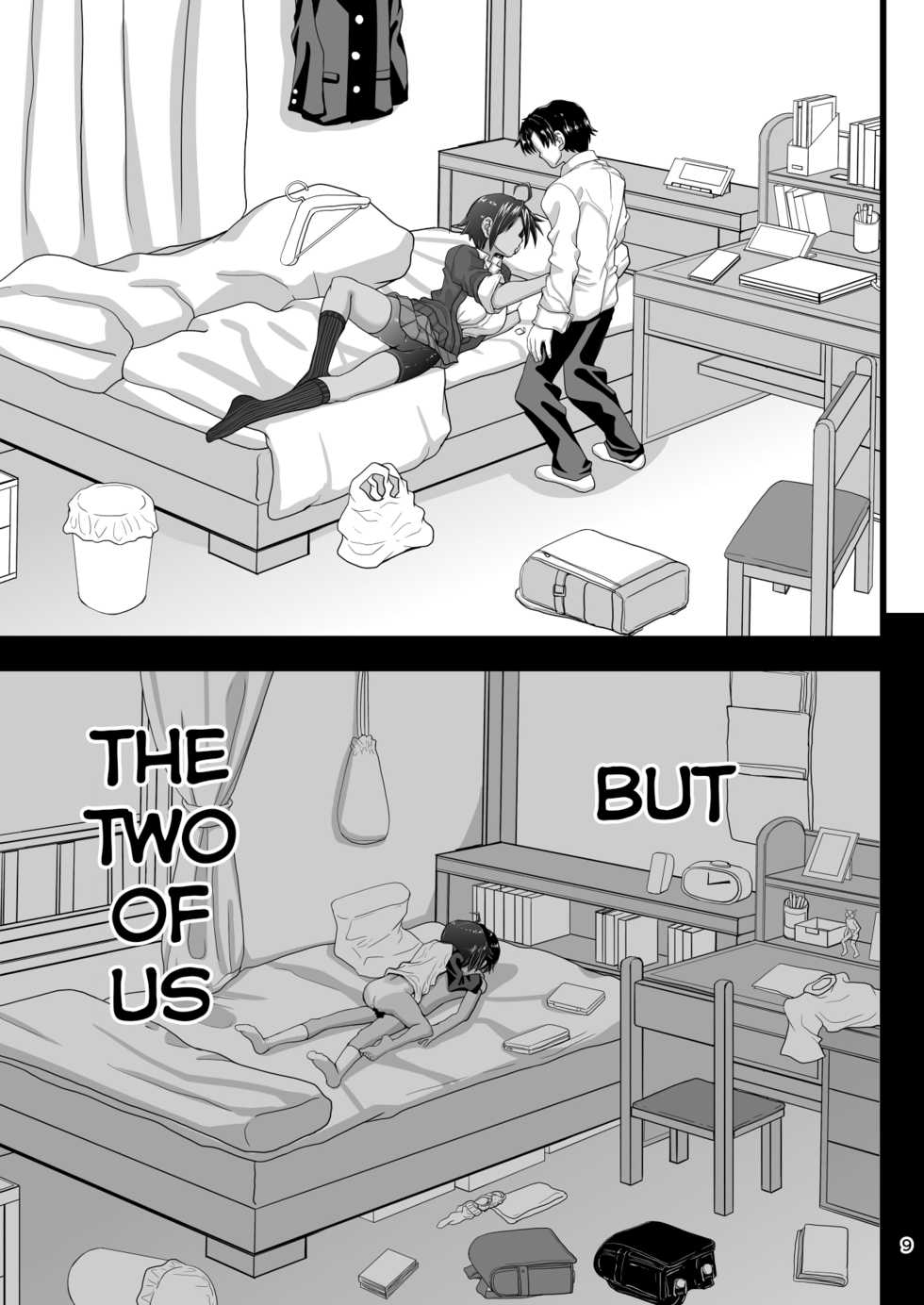 [Senbon Knock Zadankai (Inaba Fuyuki)] Osananajimi wa Joshikou no Ouji dakedo Ore no Mae de wa Mesu ni Naru | My childhood friend is the prince of an all-female school but she is a slut in front of me [English] [DiSCO Scans] [Digital] - Page 9