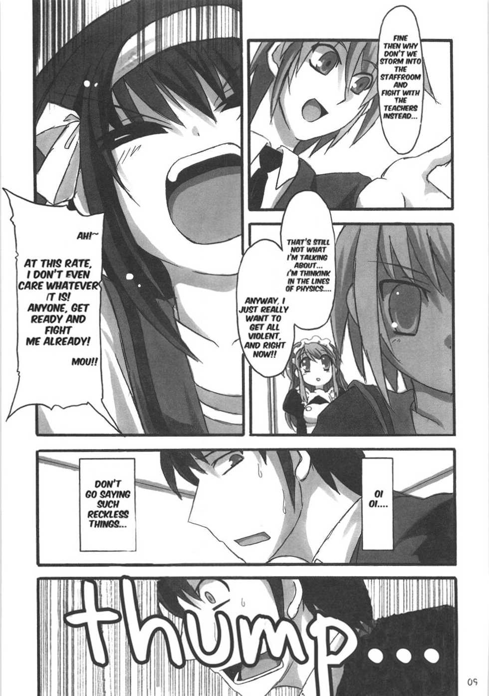 (C70) [NNZ DAN (Great Magami)] SOS-dan Tai NNZ-dan (The Melancholy of Haruhi Suzumiya) [English] [doujin-moe] - Page 8