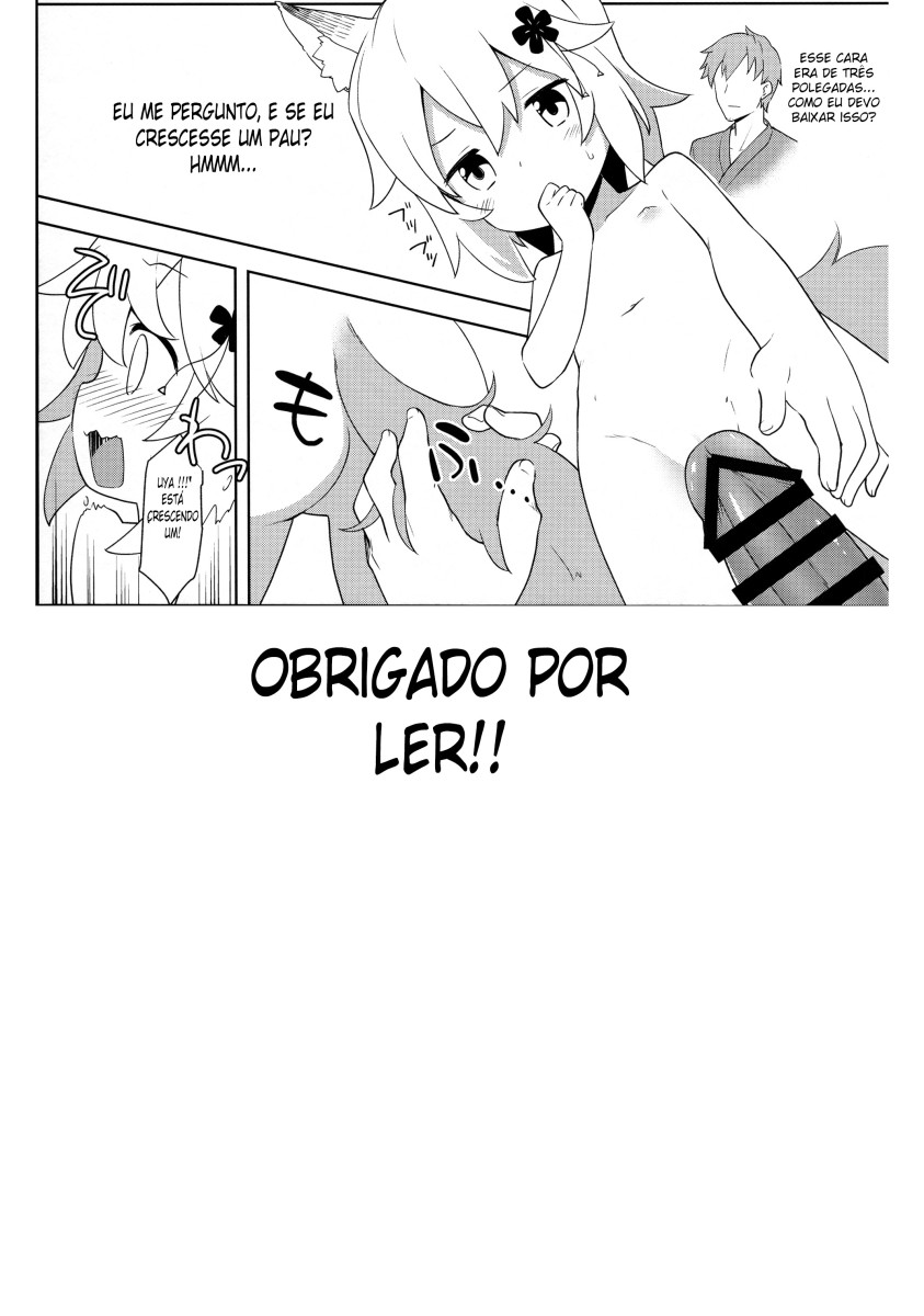 (C96) [Rotary Engine (Kannazuki Motofumi)] Senko-san, Yobai Suru. | Senko-san foge para a cama à noite. (Sewayaki Kitsune no Senko-san) [Portuguese-BR] - Page 13