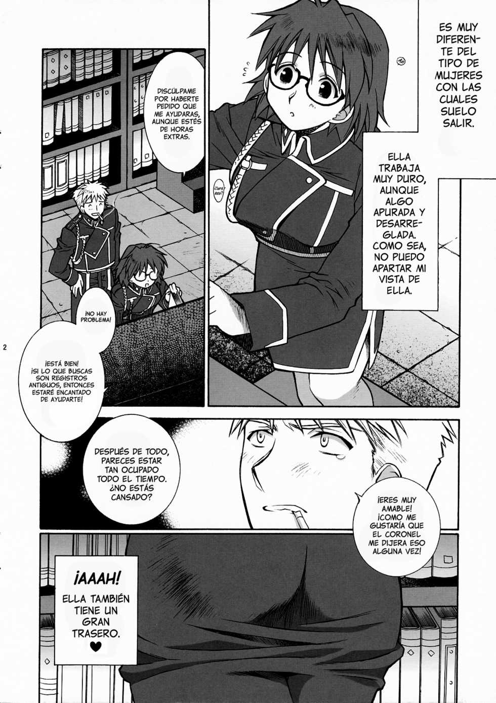 (C66) [Totsugeki Wolf (Yuuki Mitsuru)] Girl's Bravo! | ¡Bravo Chicas! (Fullmetal Alchemist) [Spanish] [SRSM] - Page 2