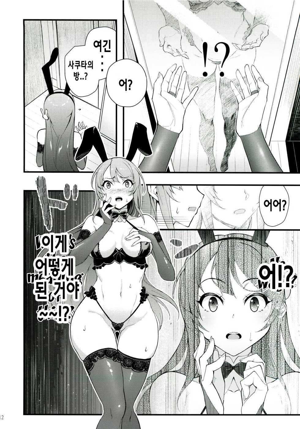 (C96) [Kayoudou (Matsuka)] Sisters Panic (Seishun Buta Yarou wa Bunny Girl Senpai no Yume o Minai) [Korean] [Decensored] - Page 13