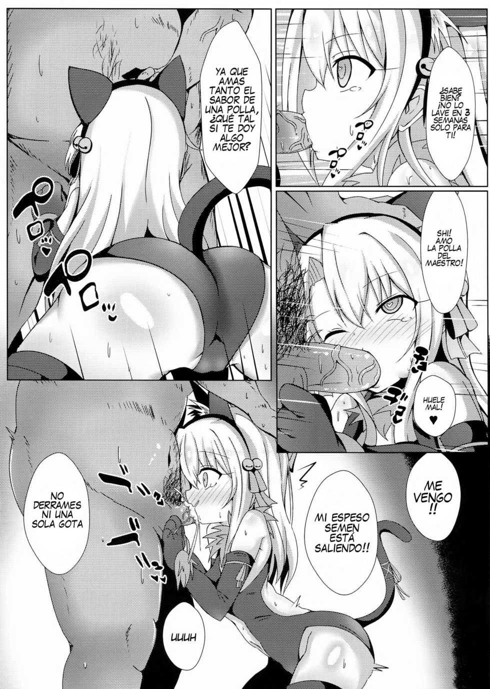 (FF31) [Shiki be careful (Shiki)] Mahou no Koushuu Toile Illya FUCK Hikenai!! (Fate/Grand Order) [Spanish] [Decensored] - Page 5