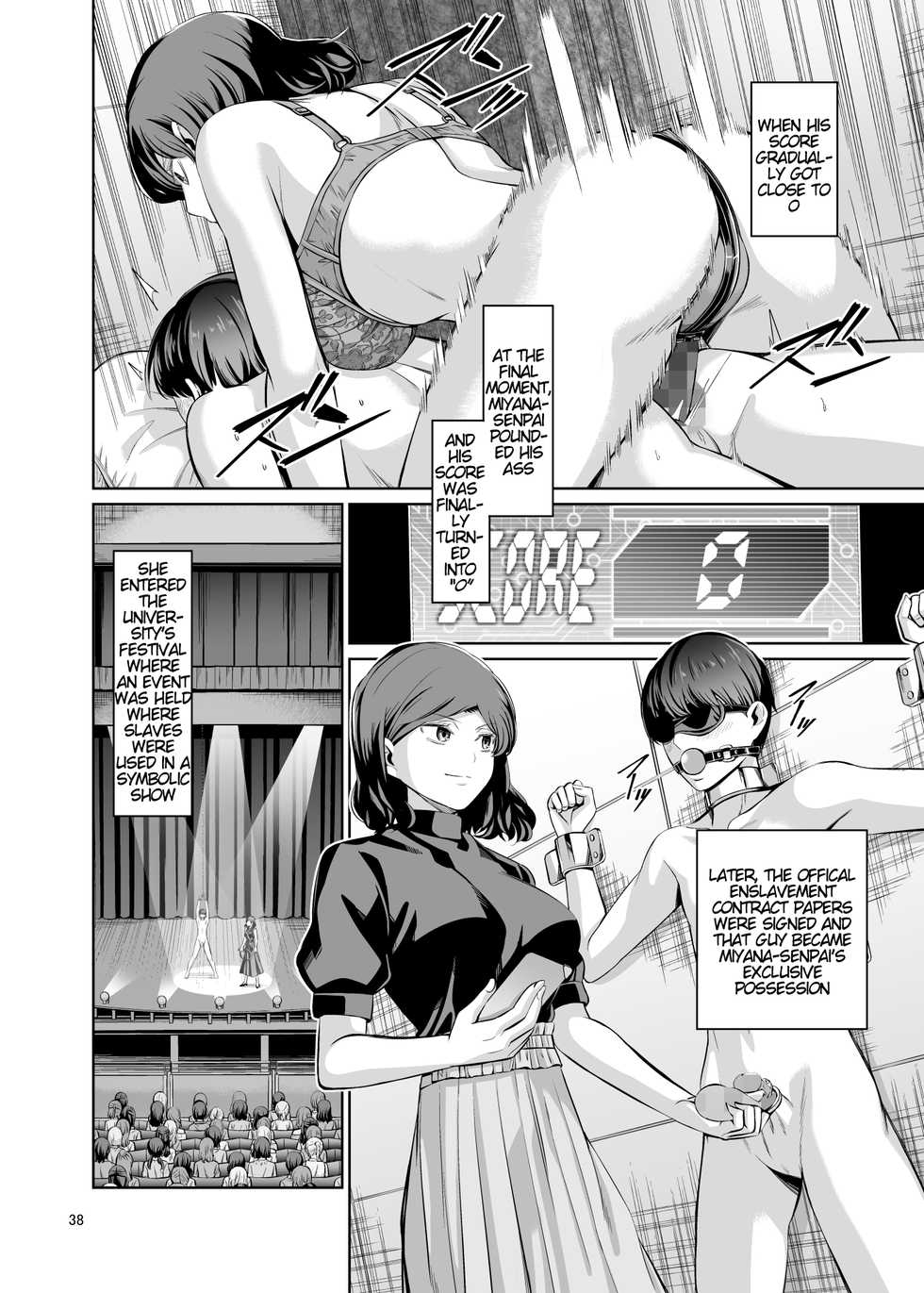 [Yamahata Rian] Tensuushugi no Kuni Kouhen | A Country Based on Point System Sequel [English] - Page 39