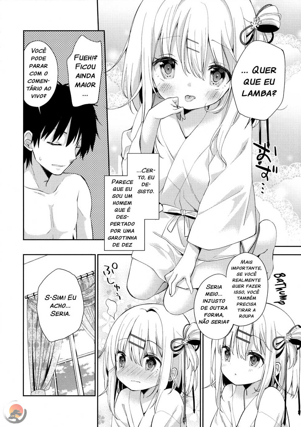 (C90) [Cocoa Holic (Yuizaki Kazuya)] Onnanoko no Mayu [Portuguese-BR] [Valk] - Page 11