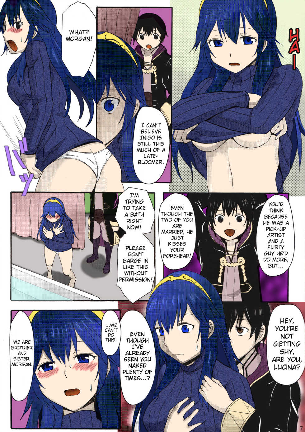 (C88) [Little★Cosmos (Ayano Rumi)] Netorare Oujo Lucina | Netorare Princess Lucina (Fire Emblem Awakening) [English] [mickeyj] [Colorized] - Page 5