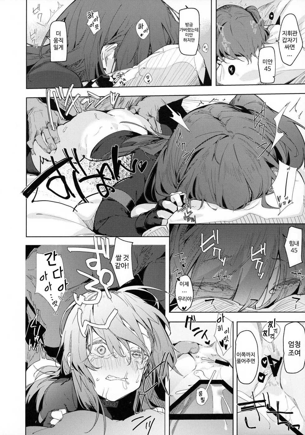 (C97) [GreenHouse (Uno Ryoku)] Amae Amayakashi Amayakasare (Girls' Frontline) [Korean] - Page 15