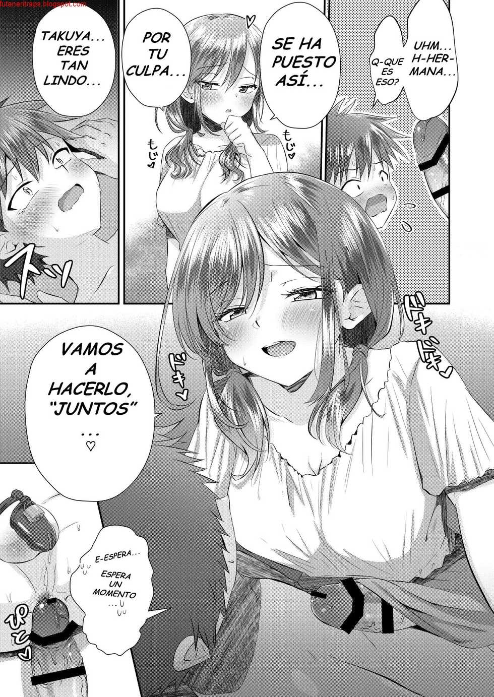 [Peko Renmei (Azuma Riru)] Futanari no Onee-chan ni Shasei Kanri Sarete Gyaku Anal Saretemasu! | His Futanari Sister Manages His Ejaculation And Pegs Him! [Spanish] [bananare22] - Page 19