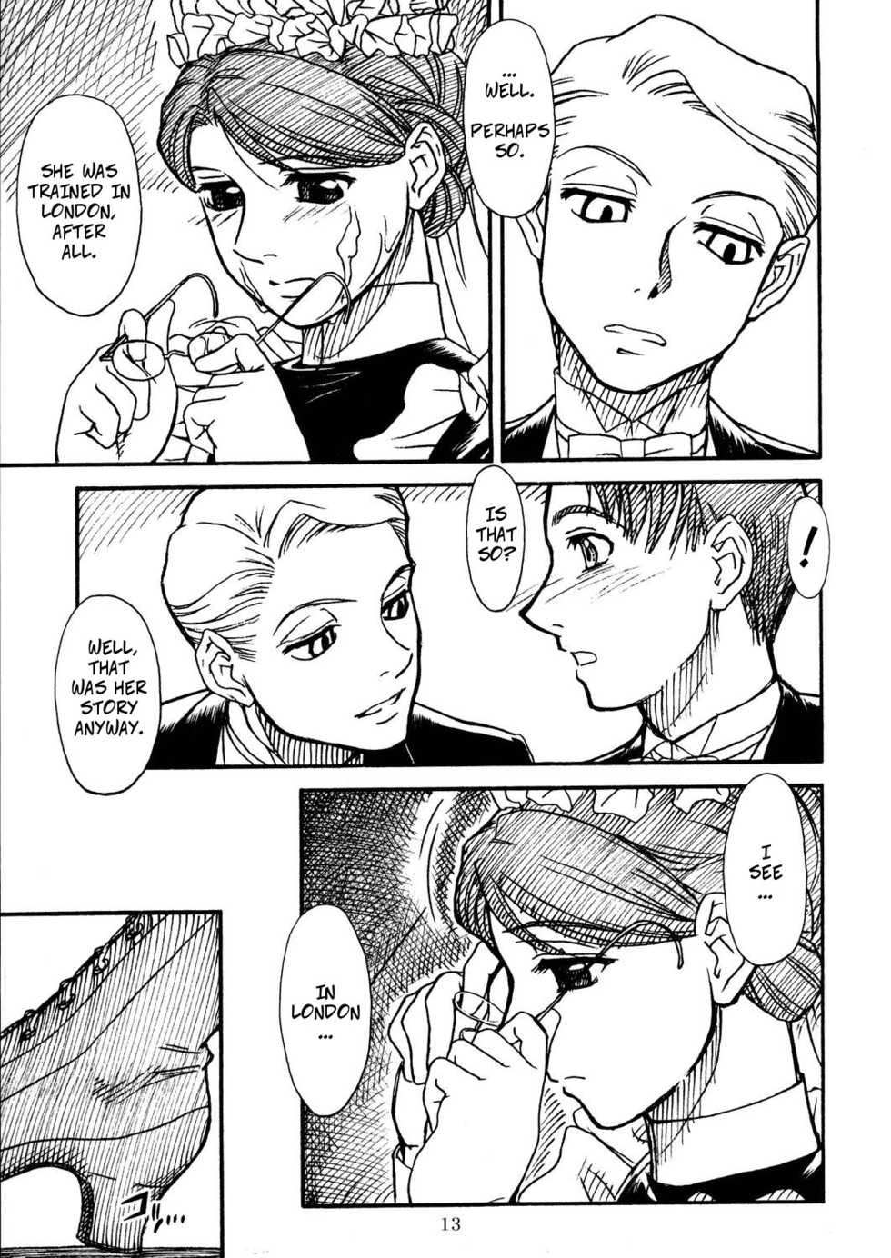 (C68) [MEKONGDELTA & DELTAFORCE (Route39, Zenki)] Unforgotten (Eikoku Koi Monogatari Emma) [English] [Decensored] - Page 12