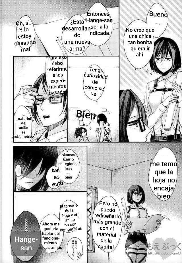[Dissonance (Sakuragawa Naa) ] Matte Nado Irarenai (Shingeki no Kyojin) [Spanish] [Mundo Rivamika -SNK] - Page 16