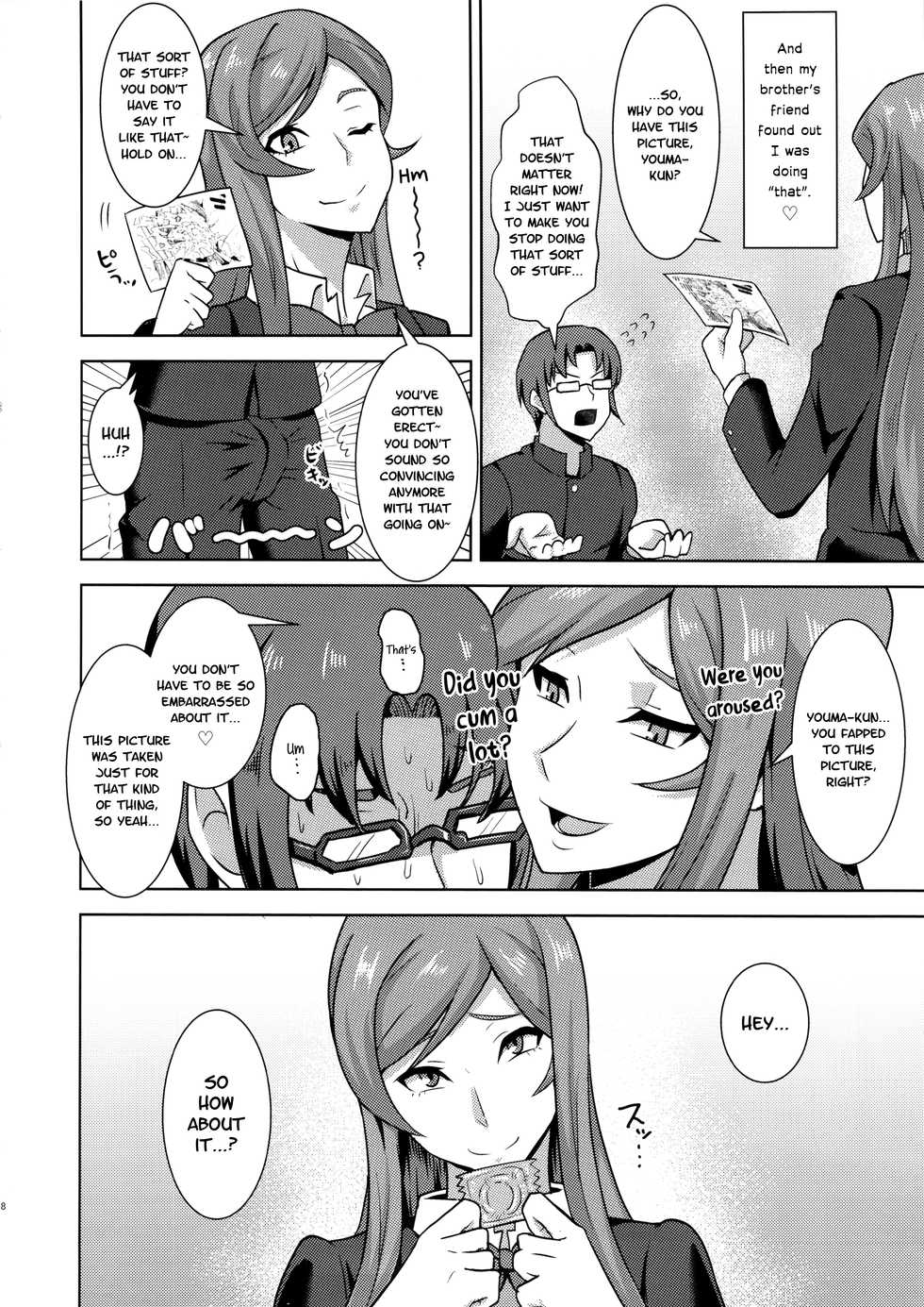 (C87) [Poppenheim (Kamisyakujii Yubeshi)] Kamiki Mirai no Sekai | Mirai Kamiki's World (Gundam Build Fighters Try) [English] [Nisor] - Page 9