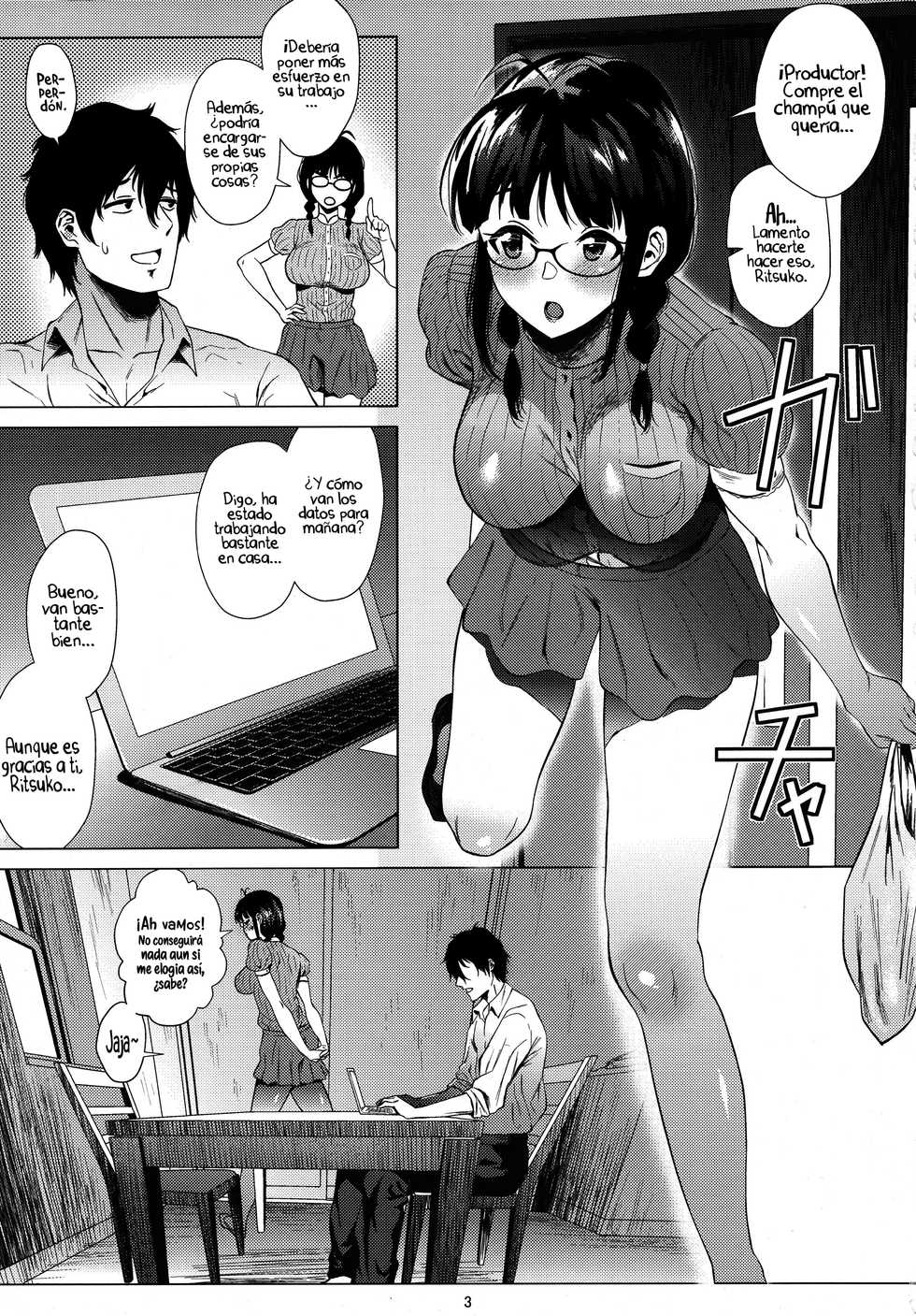 (C94) [Amarini Senpaku! (Yokkora)] Ritsuko wa Kozukuri ga Shitai (THE iDOLM@STER) [Spanish] [UH12] - Page 2