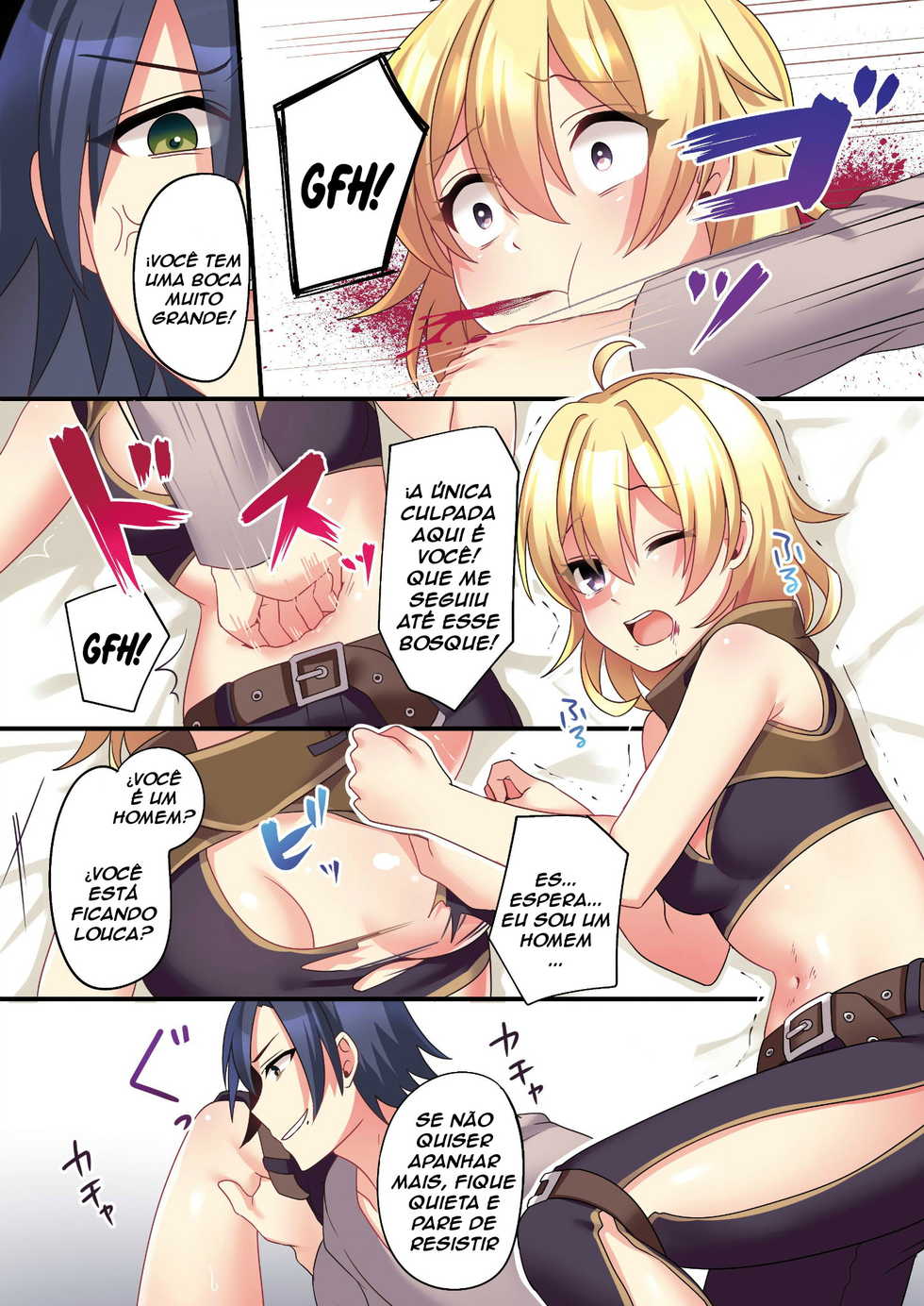 [TSF no F (meito)] Succubus ♀ ni Kyousei Tenshoku Saserareta Ore ♂ | I (♂) was forcibly changed into a succubus (♀) [Portuguese-BR] [HQHentai.com.br] - Page 16