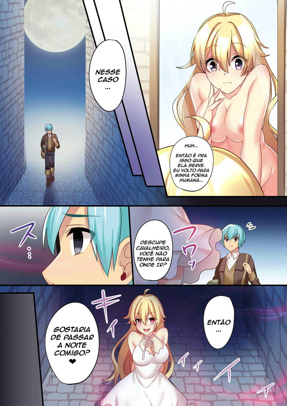[TSF no F (meito)] Succubus ♀ ni Kyousei Tenshoku Saserareta Ore ♂ | I (♂) was forcibly changed into a succubus (♀) [Portuguese-BR] [HQHentai.com.br] - Page 34