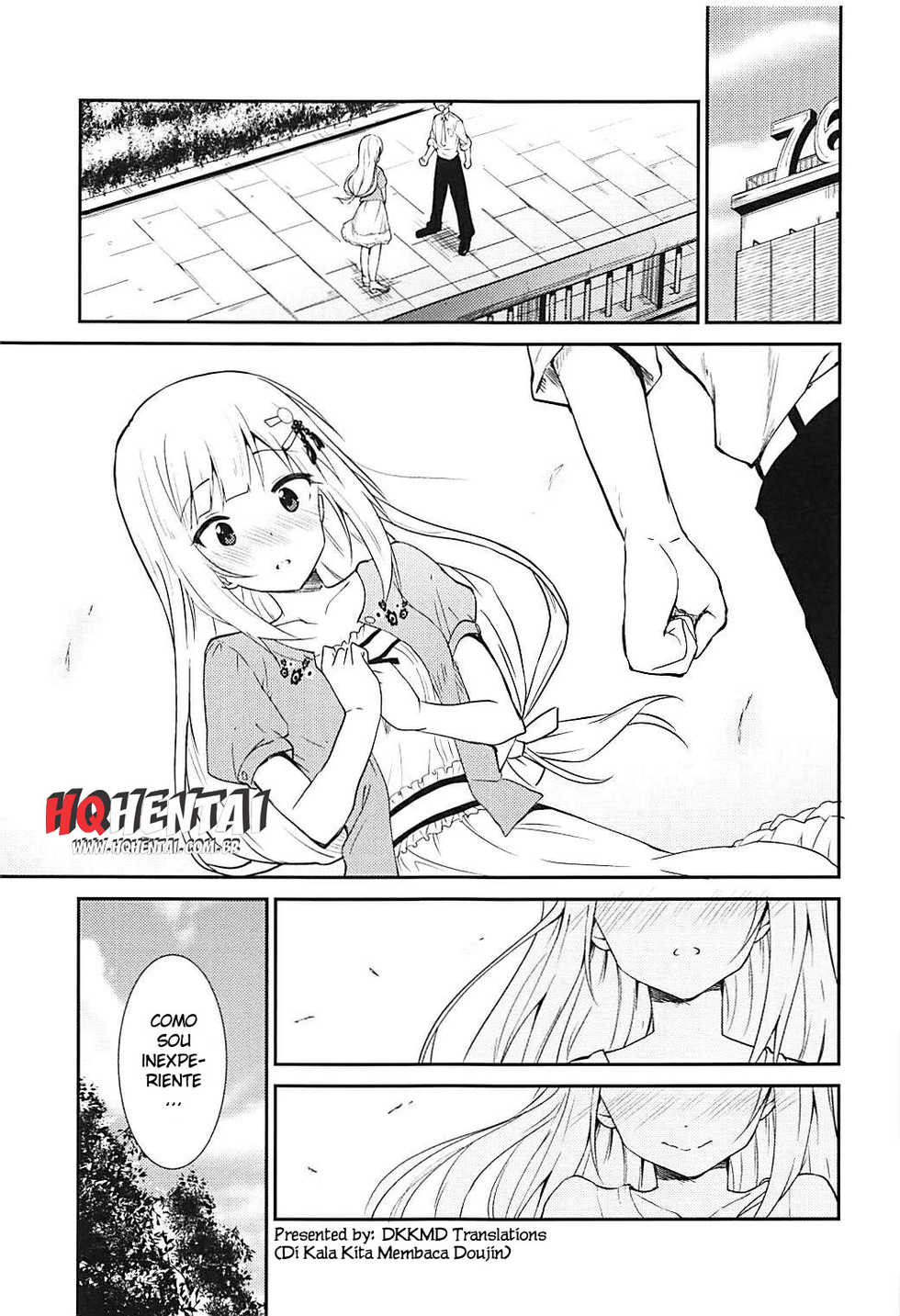 (COMIC1☆13) [Sekine (Sekine Hajime)] Tsumugi theater! (THE IDOLM@STER MILLION LIVE!) [Portuguese-BR] [HQHentai.com.br] - Page 4