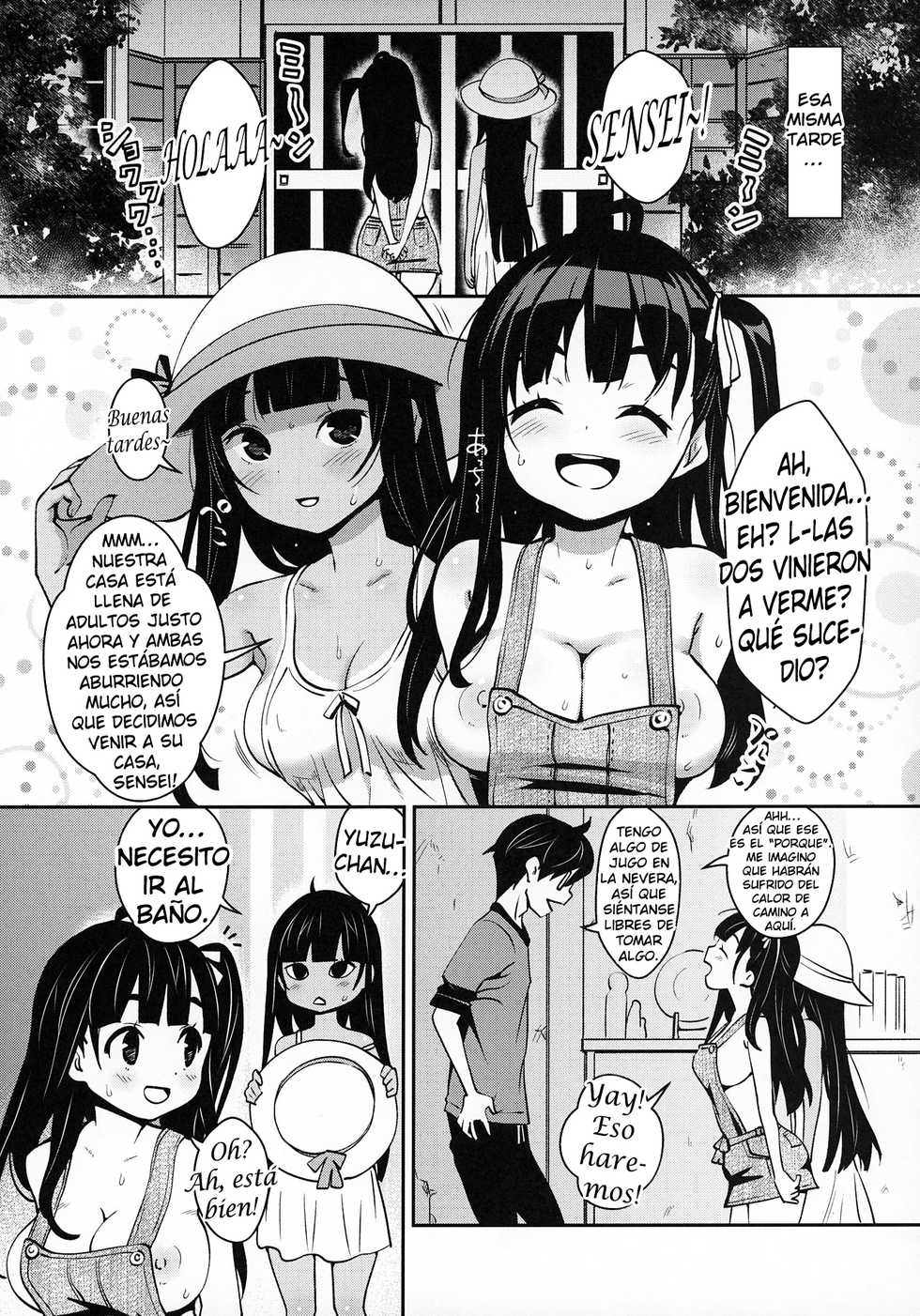 [ATTIC WORK SPACE (Ryoji)] Inakax 4! Itoko no Anzu-chan to Nakayoshi 3P Hen | Inakax 4! Skinship with my cousin, Anzu-Chan 3P-Hen (Spanish) [kalock] - Page 11