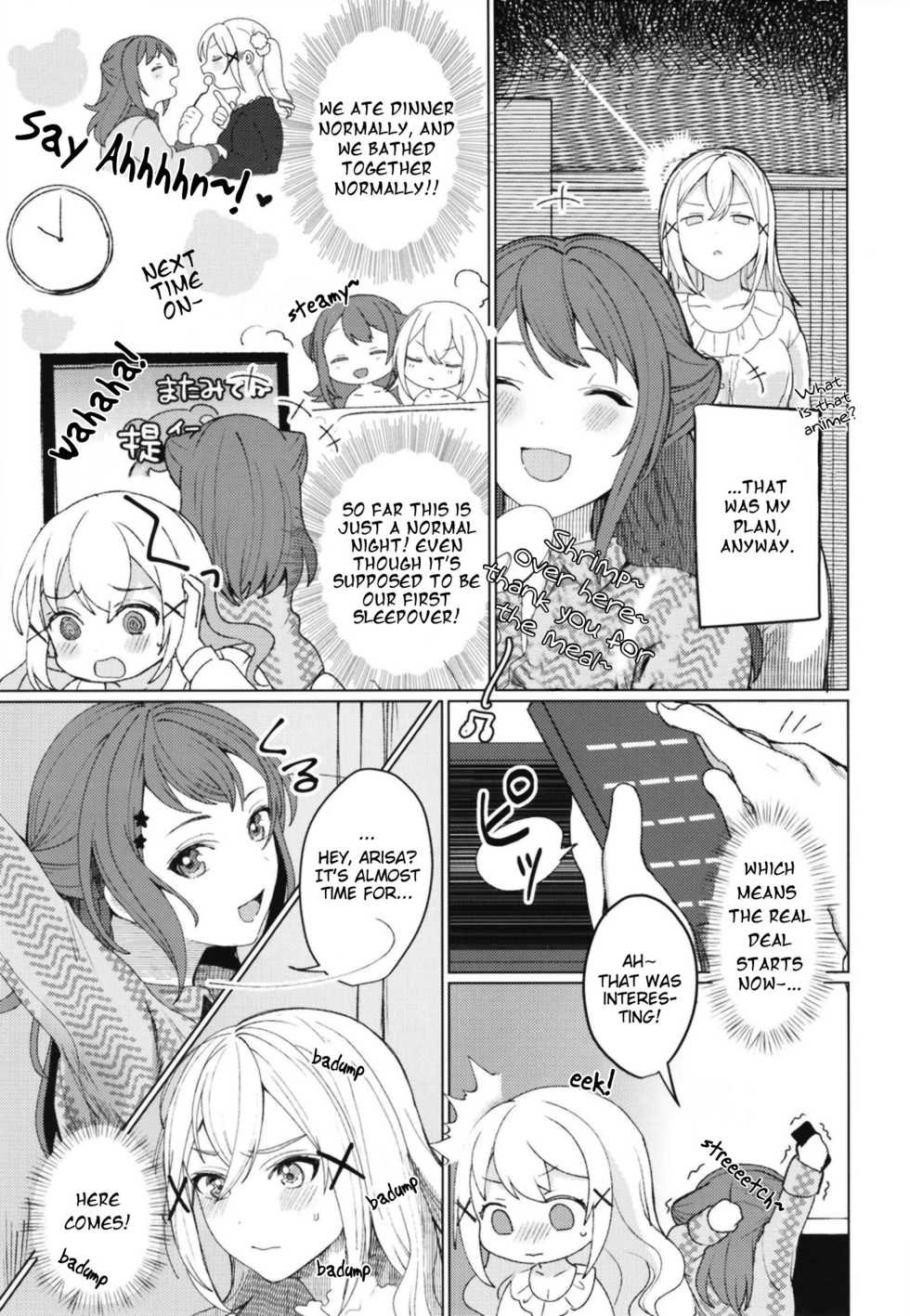 [93bangai (Nochita Sin)] Kimi to KiraKira | Shining With You (BanG Dream!) [English] [Uselessbian Translations] [Digital] - Page 6