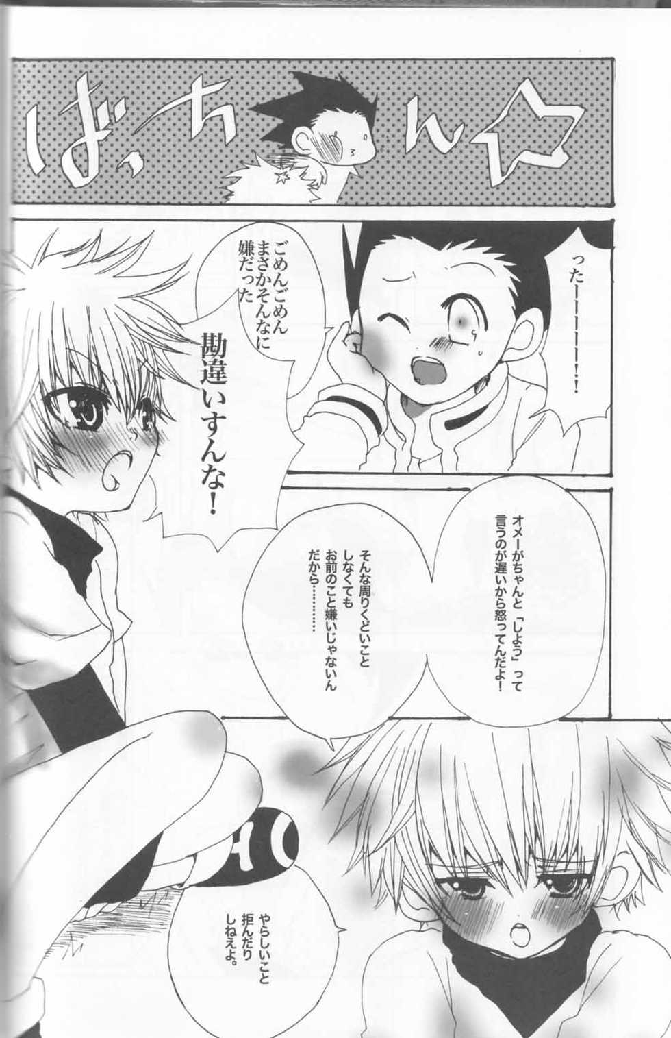 (C75) [MiUMiU, Monochrome (amin, Mitsuno)] DAMON3 (Hunter x Hunter) - Page 9