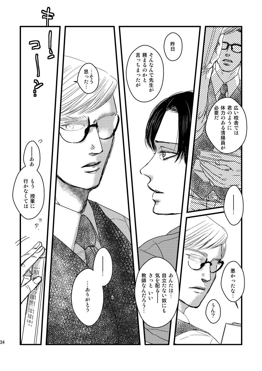 [Natsu Hibachi (Genta)] Ai wa Moeru ga Gomi ni wa Dasu na (Shingeki no Kyojin) [Digital] - Page 33