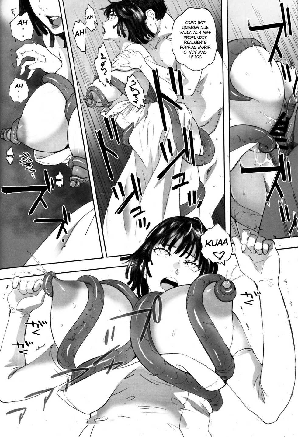 (C97) [Kansai Orange (Arai Kei)] Ichigeki Haiboku | Defeated by One Punch! (One Punch Man) [Spanish] - Page 23