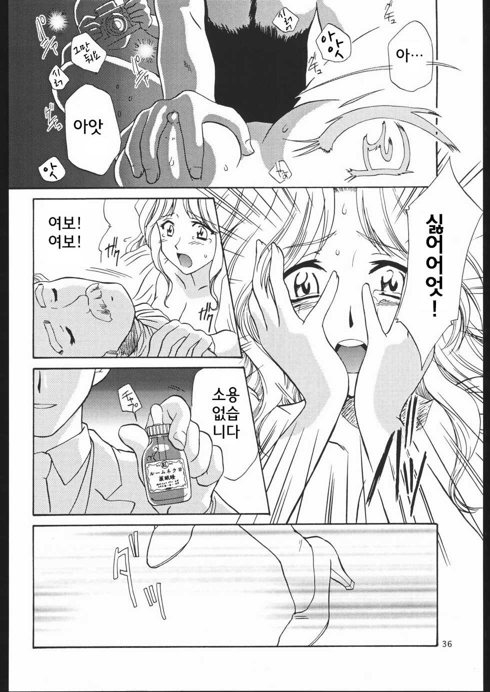 (C57) [U.R.C (Momoya Show-Neko)] Mama to Asobou! - Play With Mother! (Sakura Taisen) [Korean] [Powear] - Page 35