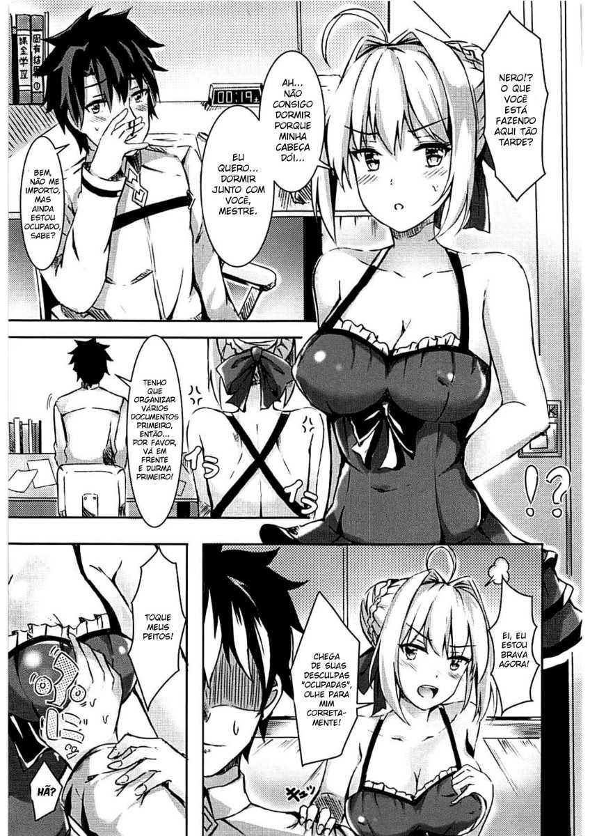 (C93) [Koniro Kajitsu (Konka)] Yo o Daiji ni Tsukau ga Yoi (Fate/Grand Order) [Portuguese-BR] - Page 4