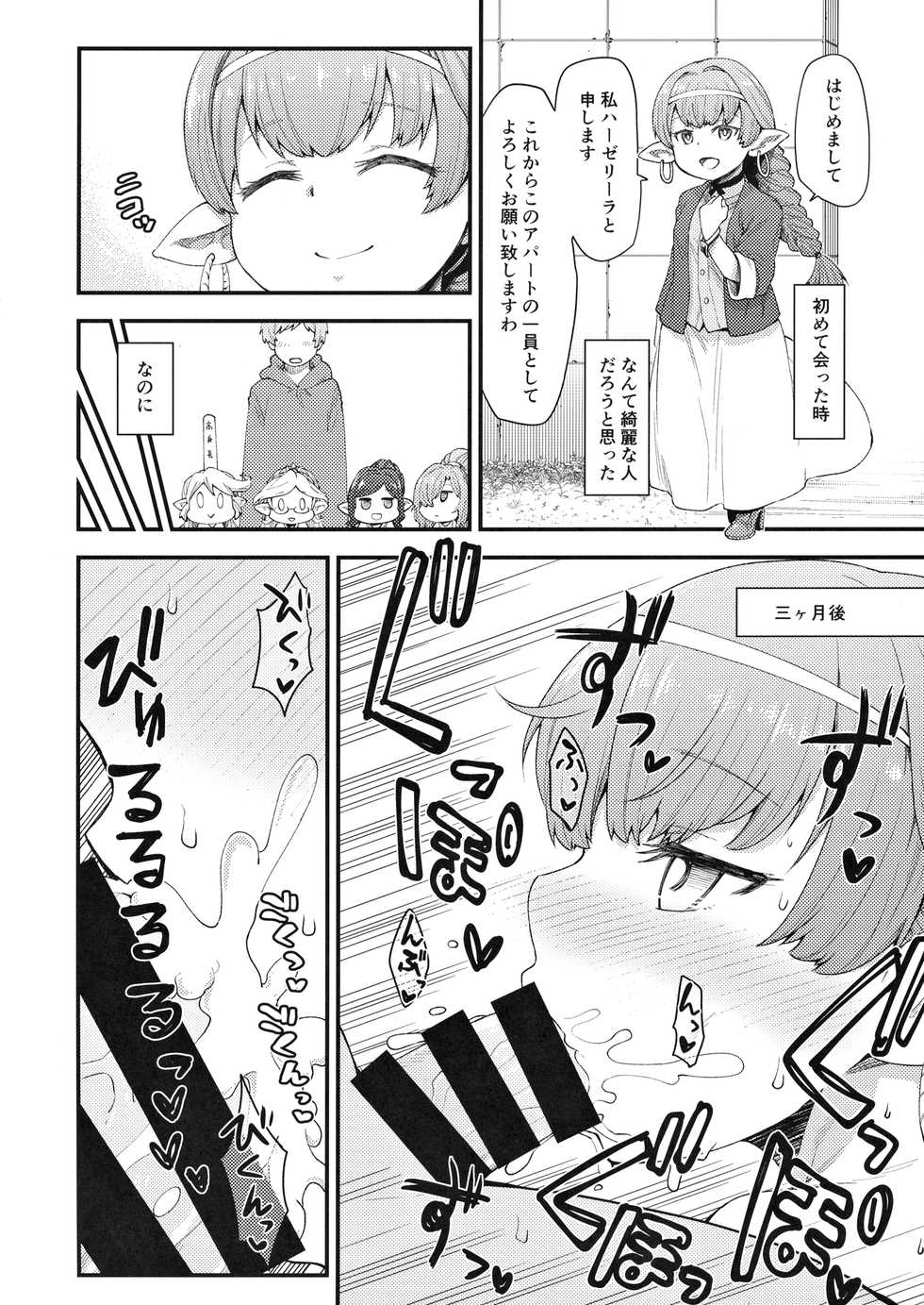 (C97) [Hiyakake Gohan (Oyabe Ryo)] Harvin Harem Apart Ecchi Hen (Granblue Fantasy) - Page 12