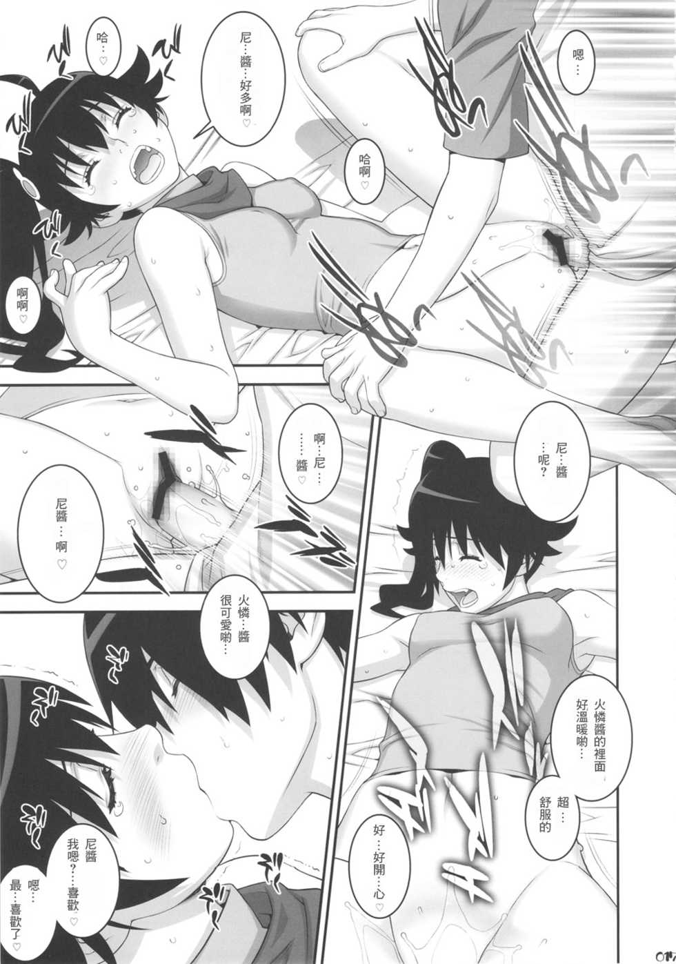 (C82) [Motchie Kingdom (Motchie)] Nii-chan ni nara Nani o Saretemo Kamawanaiyo (Bakemonogatari) [Chinese] [零食汉化组] - Page 17