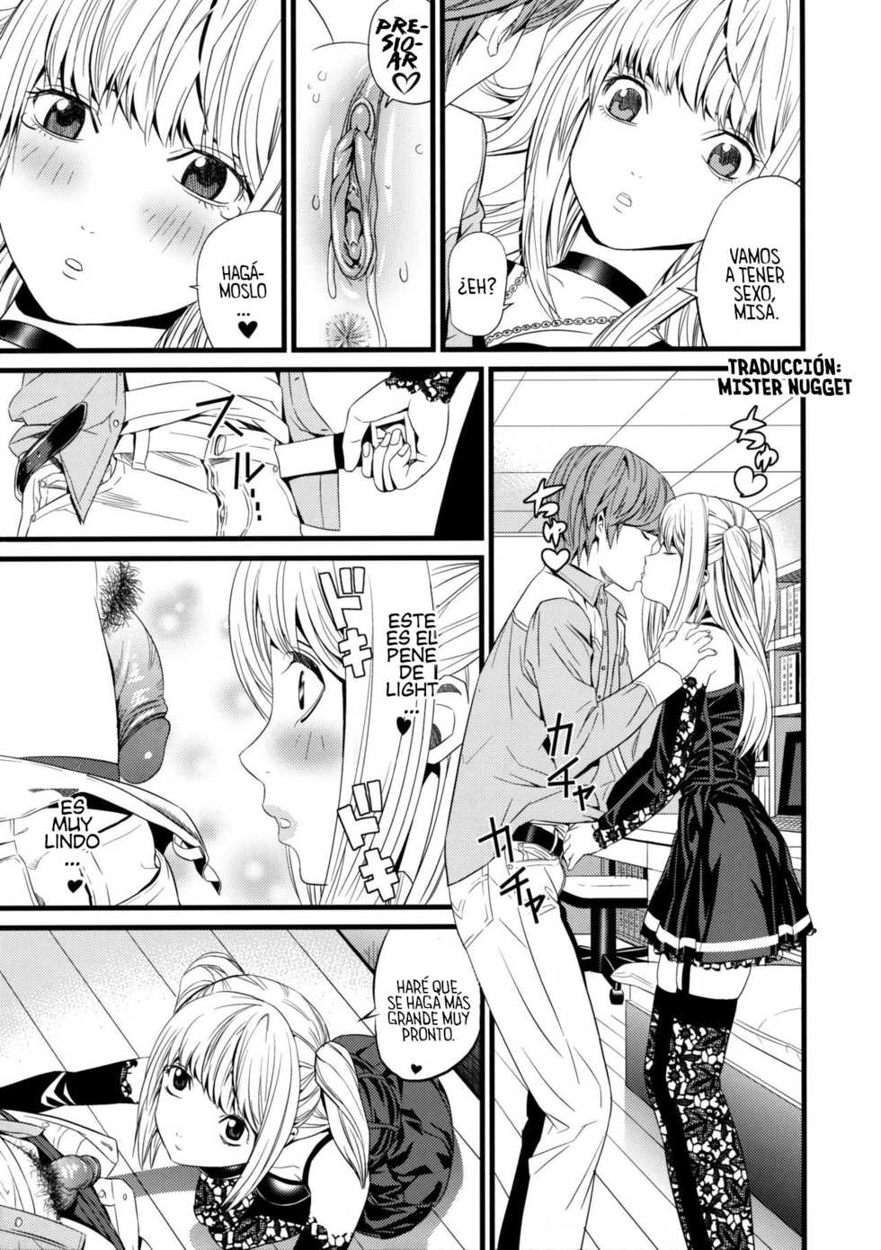 (C75) [Maniac Street (Black Olive)] DN (Death Note) [Spanish] [Mister Nugget] [Decensored] - Page 6