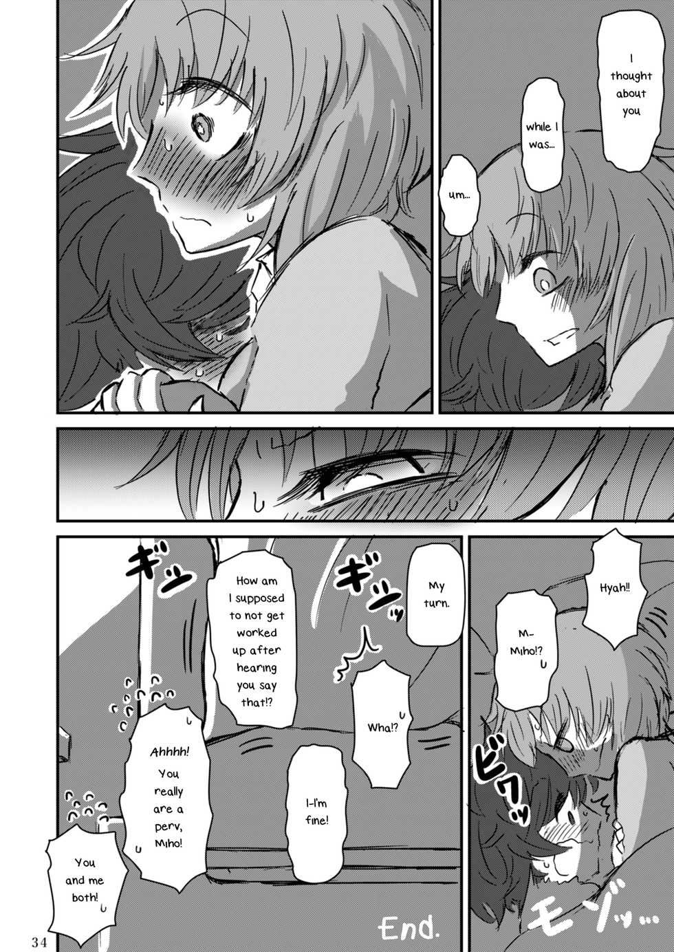 [Ooarai Nourakudou (Noumen)] Fukiyoseru Hakou wa Itsumo Onaji | The Roiling Waves Remain The Same (Girls und Panzer) [English] [Yuri-ism] [Digital] - Page 36