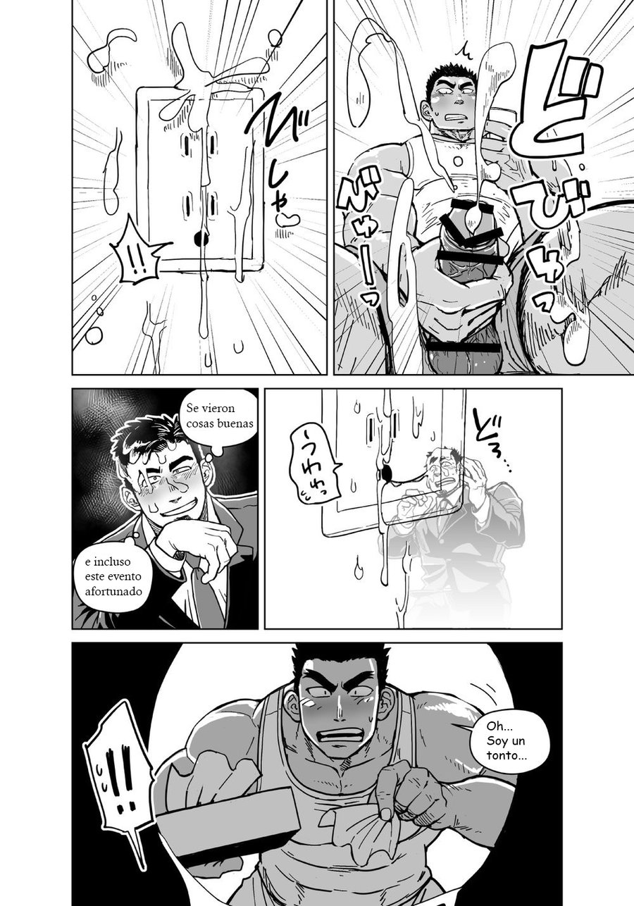 [Gakuranman (Chijimetaro)] Kobito Shachou wa Oogata Shinjin no Omocha - The Tiny President (Ending B) [Spanish] [Digital] - Page 7