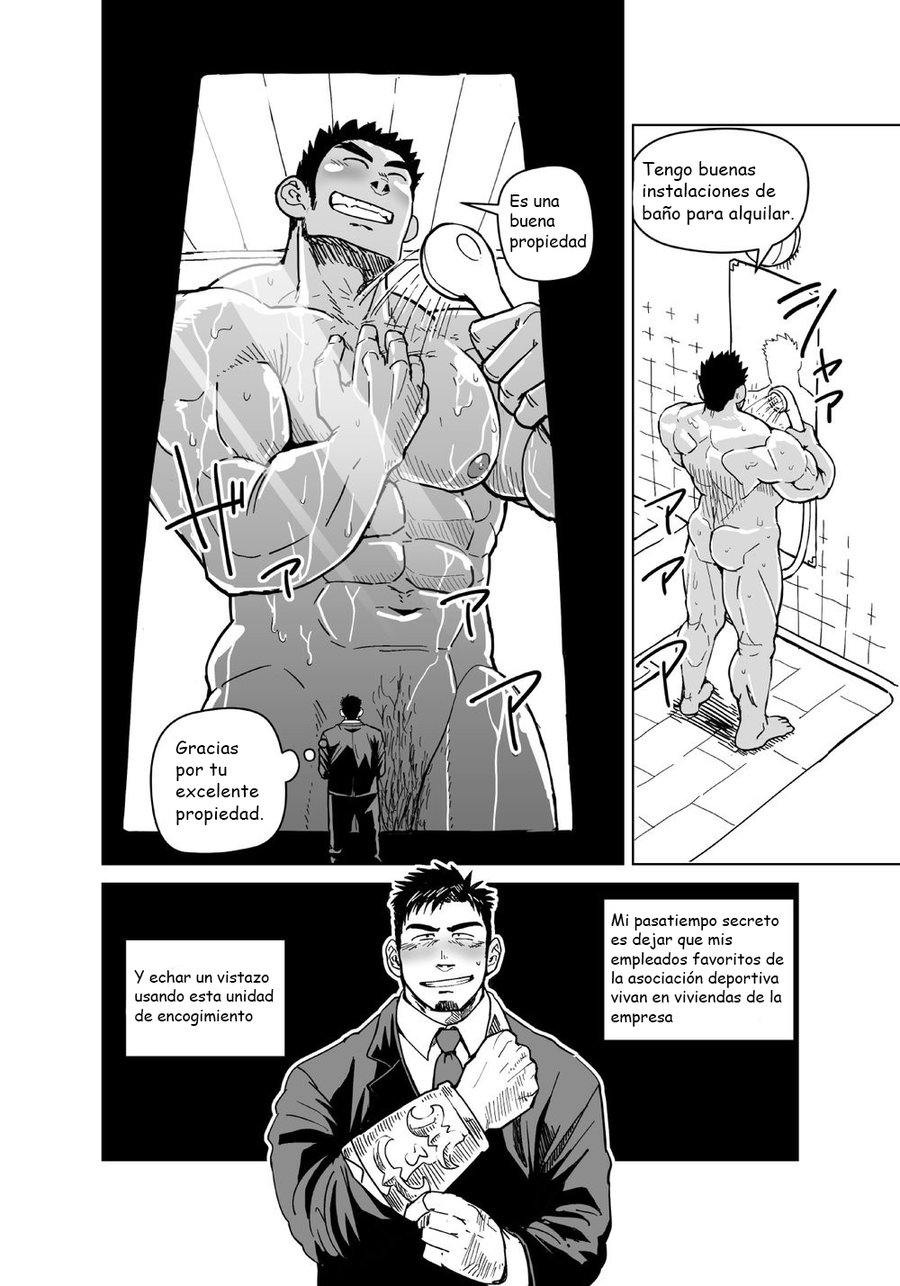 [Gakuranman (Chijimetaro)] Kobito Shachou wa Oogata Shinjin no Omocha - The Tiny President (Ending B) [Spanish] [Digital] - Page 9