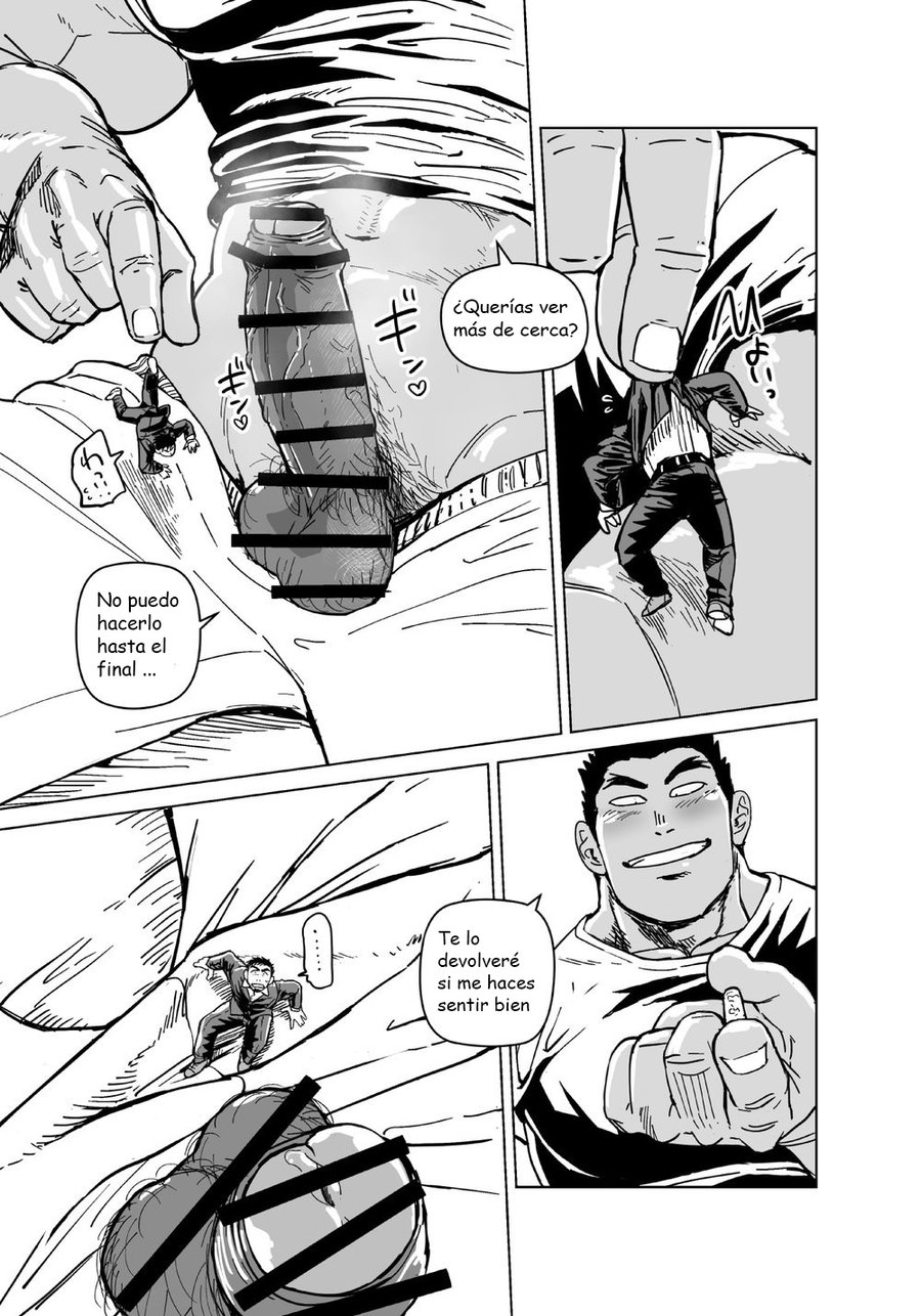 [Gakuranman (Chijimetaro)] Kobito Shachou wa Oogata Shinjin no Omocha - The Tiny President (Ending B) [Spanish] [Digital] - Page 20