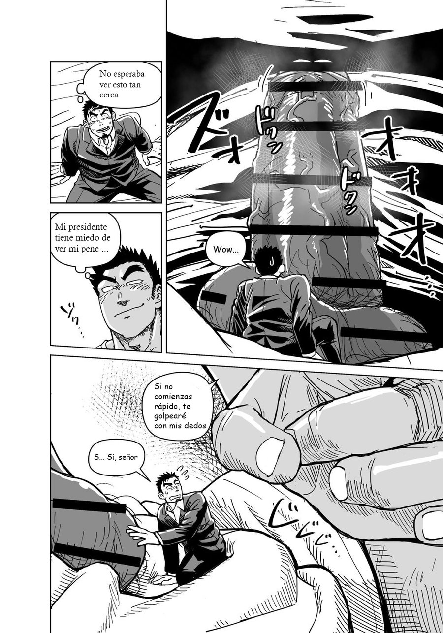 [Gakuranman (Chijimetaro)] Kobito Shachou wa Oogata Shinjin no Omocha - The Tiny President (Ending B) [Spanish] [Digital] - Page 21