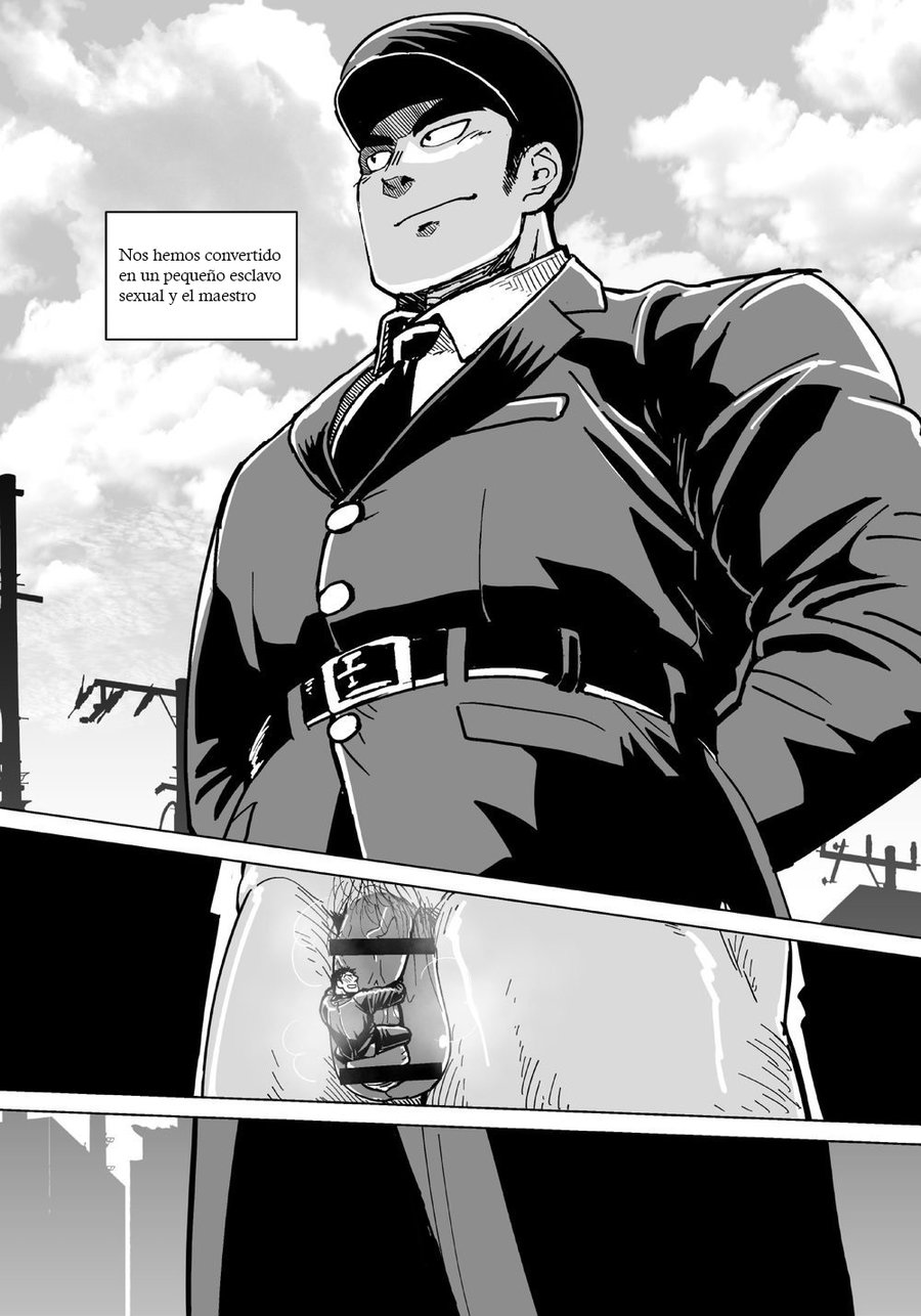 [Gakuranman (Chijimetaro)] Kobito Shachou wa Oogata Shinjin no Omocha - The Tiny President (Ending B) [Spanish] [Digital] - Page 34