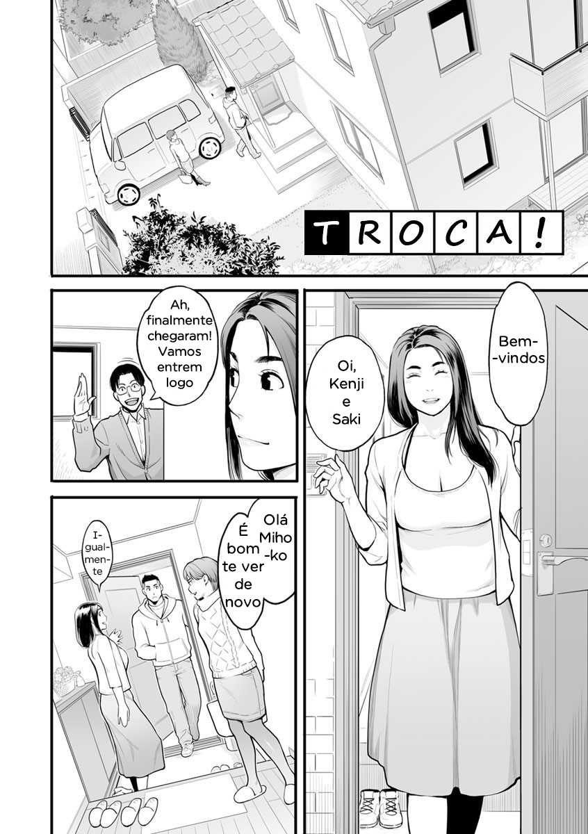 [Mikami Cannon] Swap! | Troca! (Kanojo no Mesugao) [Portuguese-BR] [Digital] - Page 2